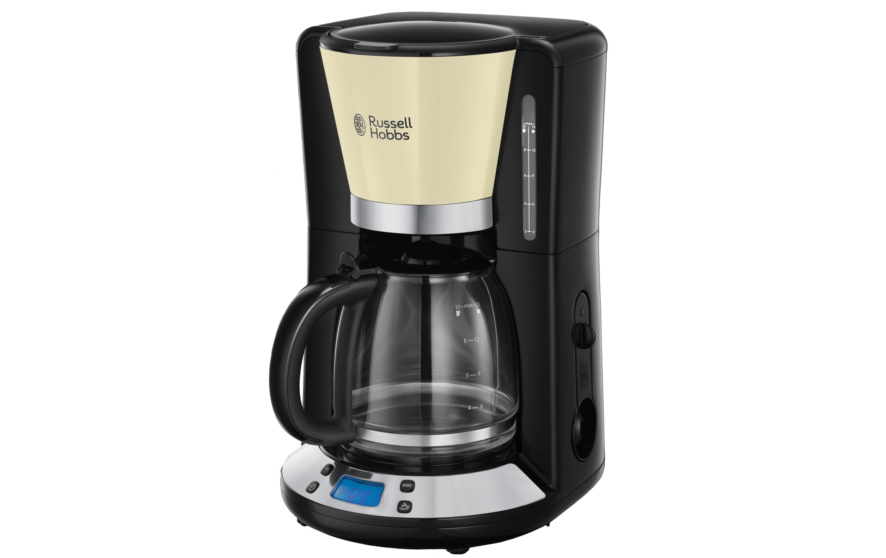 Russell Hobbs Filterkaffeemaschine Colours Plus Crème/Schwarz
