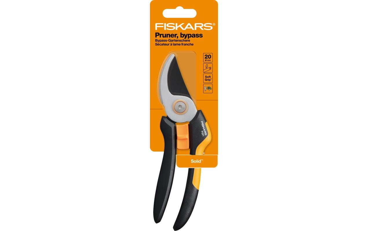 Fiskars Gartenschere Bypass M P321, 20.1 x 6 x 2 cm