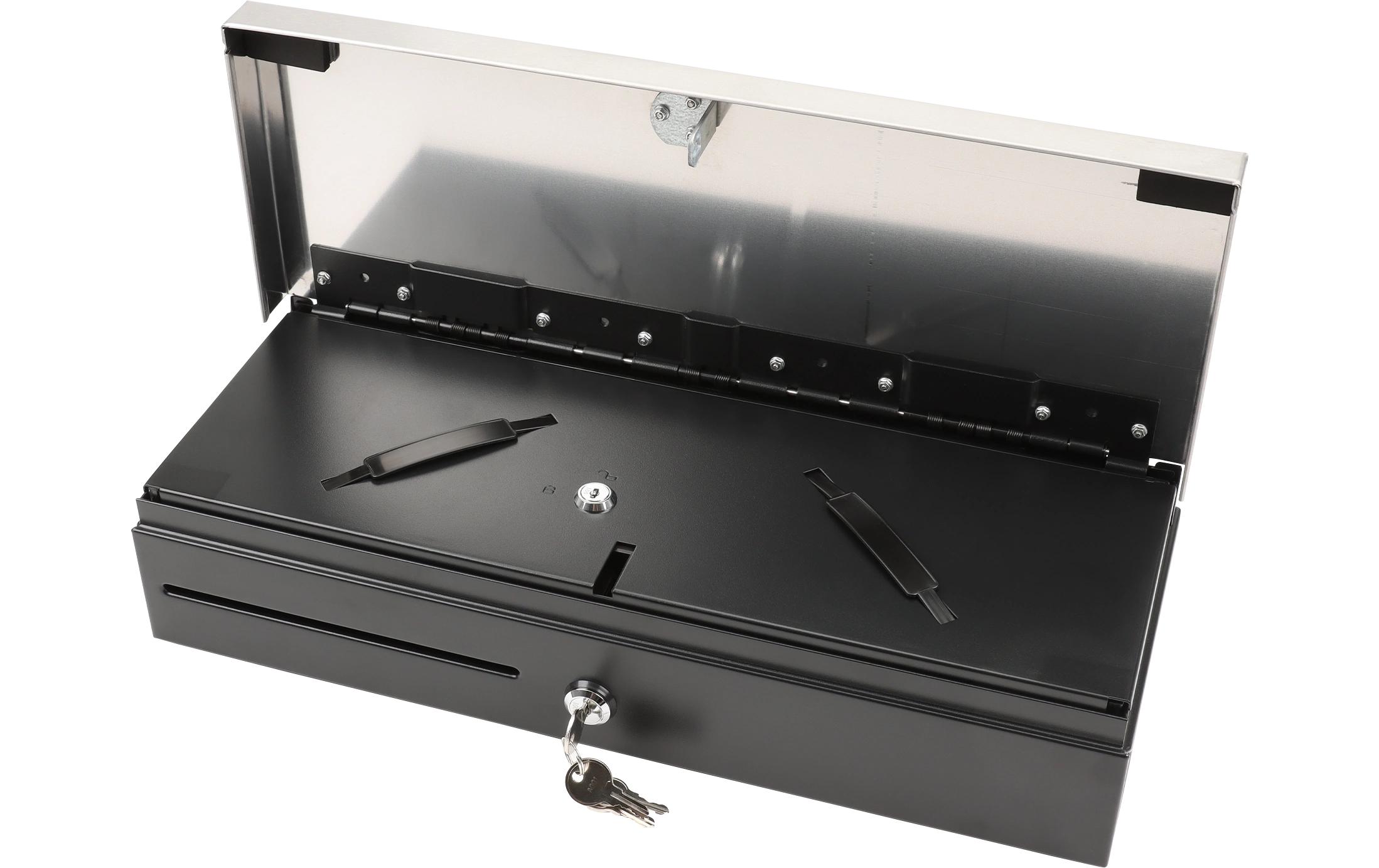 Olympia Kassenschublade HS-170S Schwarz/Edelstahl