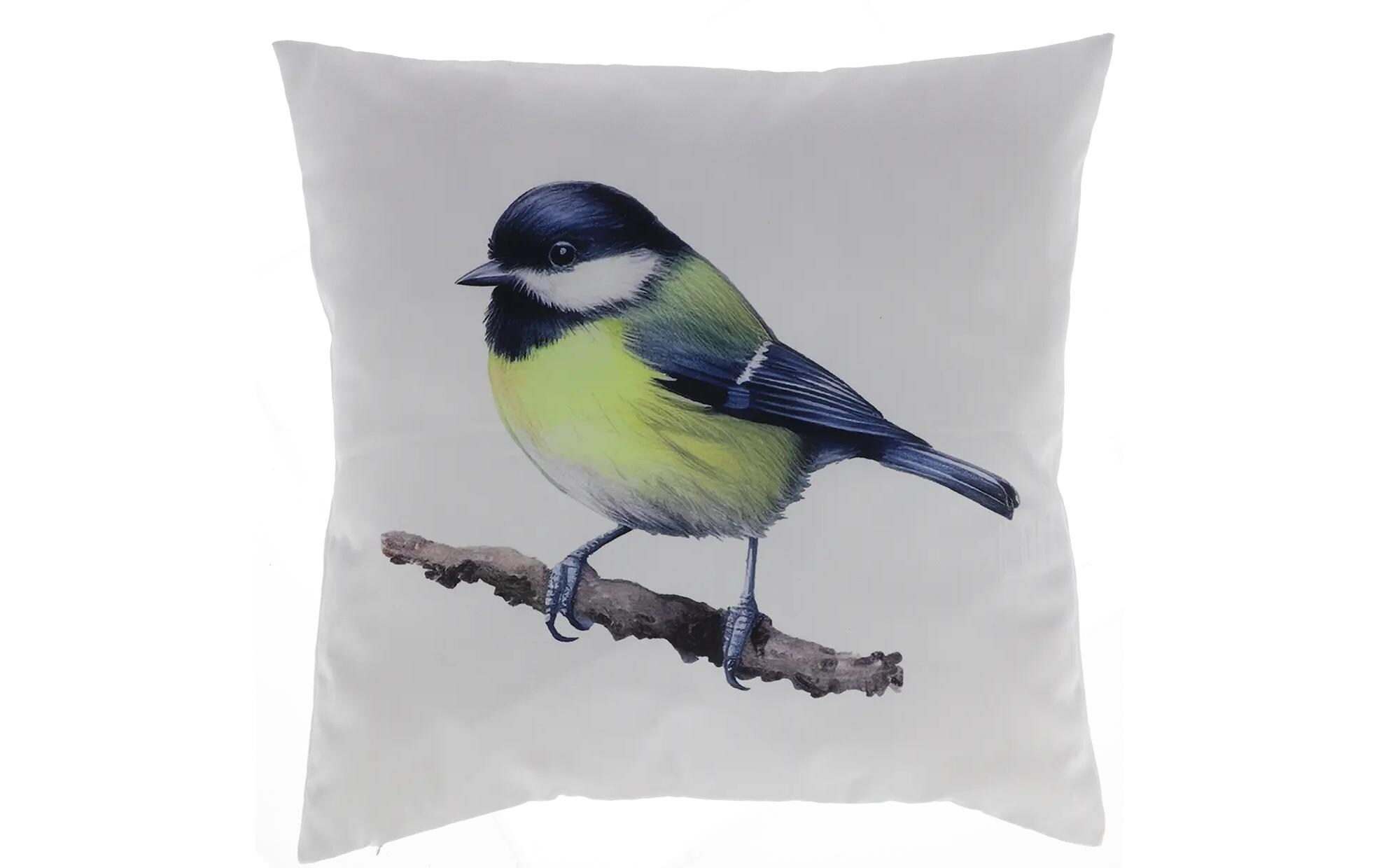 Esschert Design Outdoor Kissen Aquar. Kohlmeise 50 x 50 cm, Blau