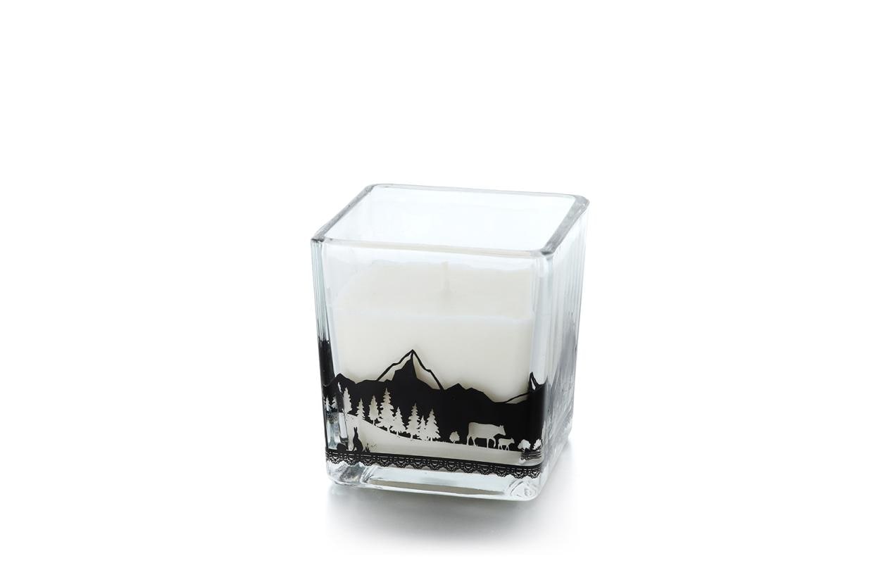balthasar Kerze im Glas Alp 1 Stück, Weiss
