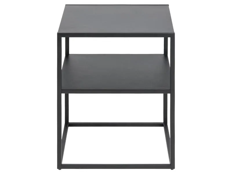 AC Design Beistelltisch Newton 45 x 40 x 50,5 cm, Schwarz AC Design Beistelltisch Newton 45 x 40 x 50,5 cm, Schwarz