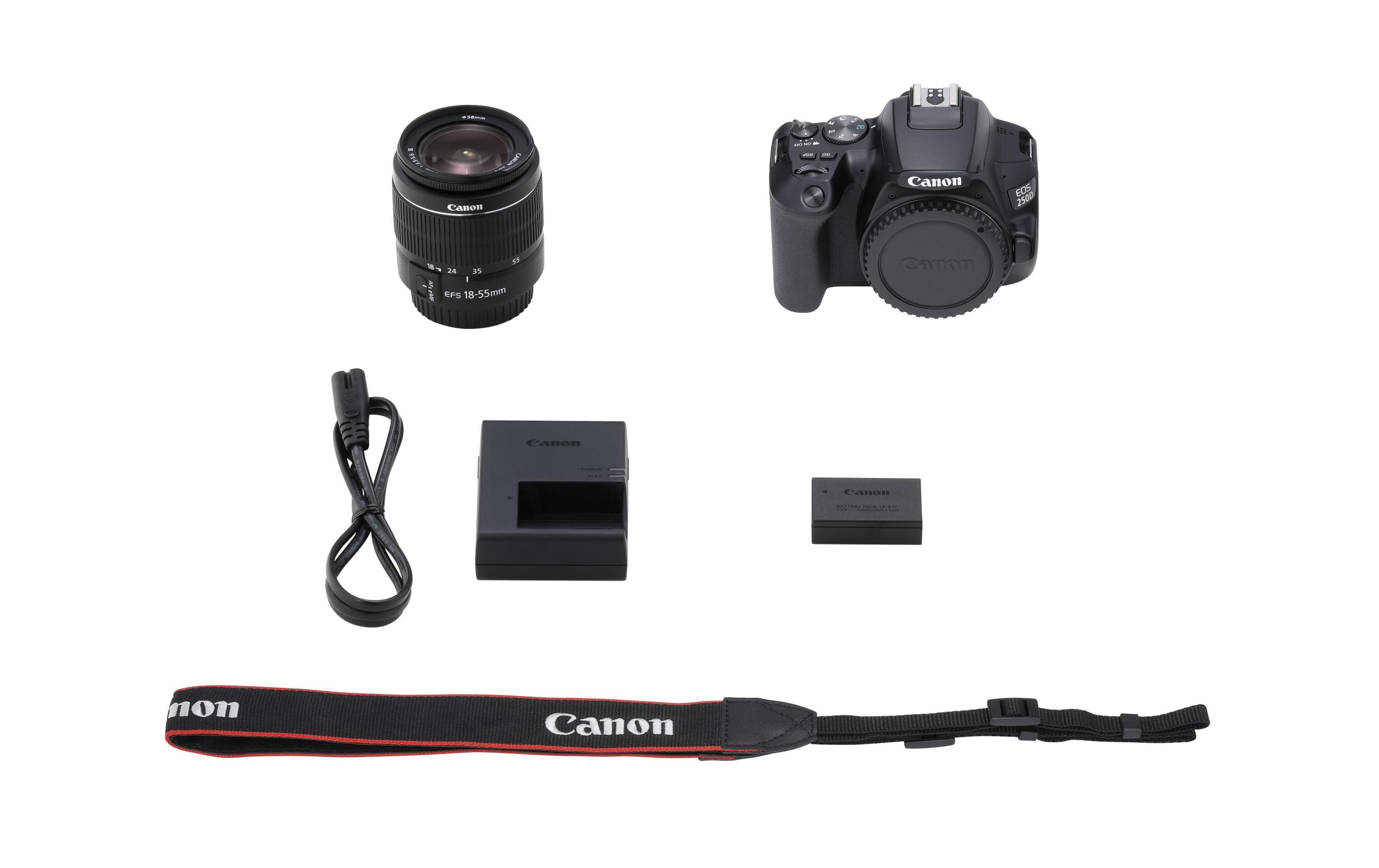 Canon Fotokamera EOS 250D Kit 18-55