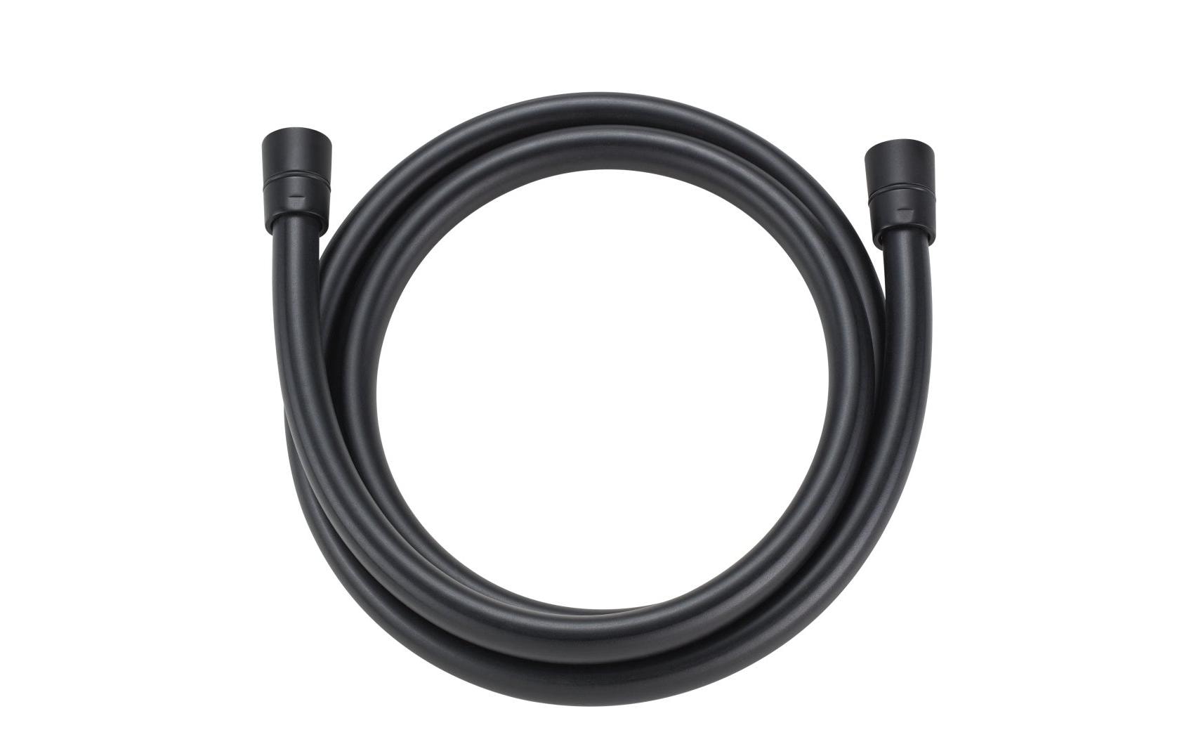 diaqua® Duschbrauseschlauch Classic K x DK, 180 cm, Schwarz matt