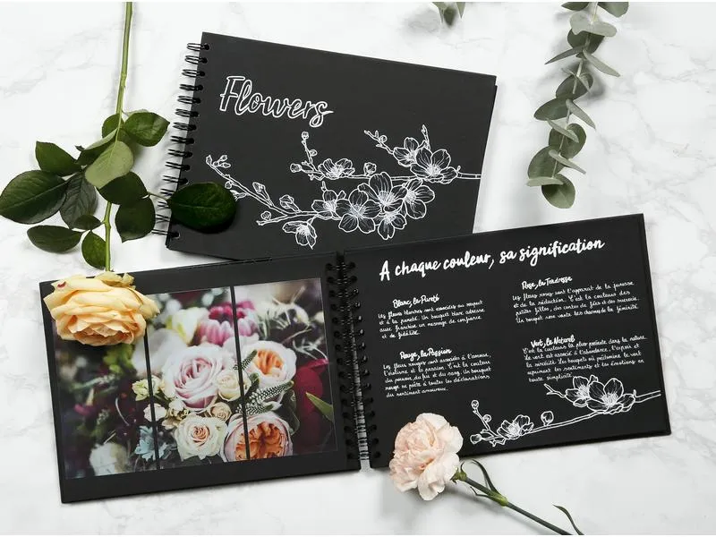 Clairefontaine Notizbuch DIY 27 x 20 cm, Blanko, Schwarz Clairefontaine Notizbuch DIY 27 x 20 cm, Blanko, Schwarz