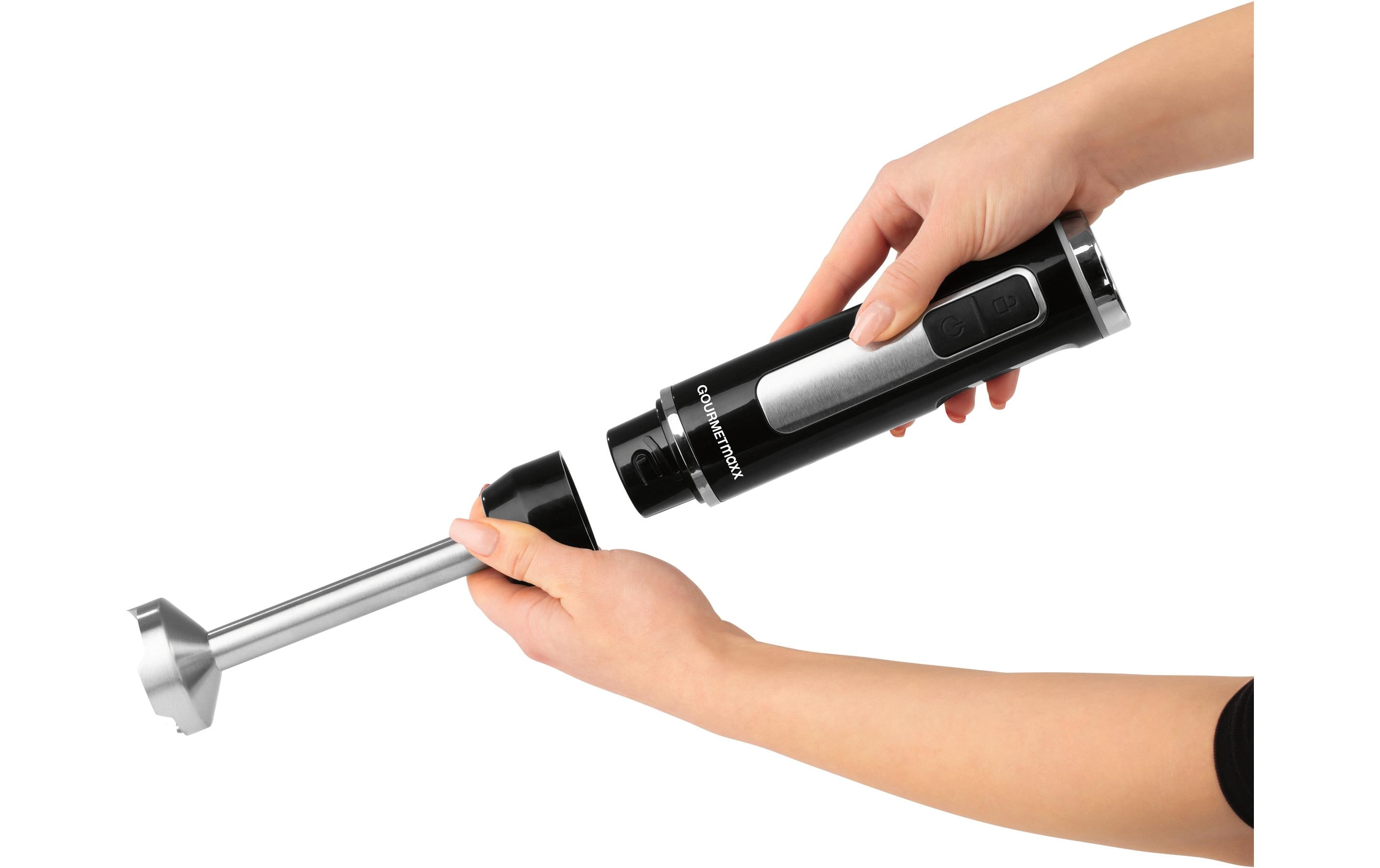 GOURMETmaxx Stabmixer Schwarz