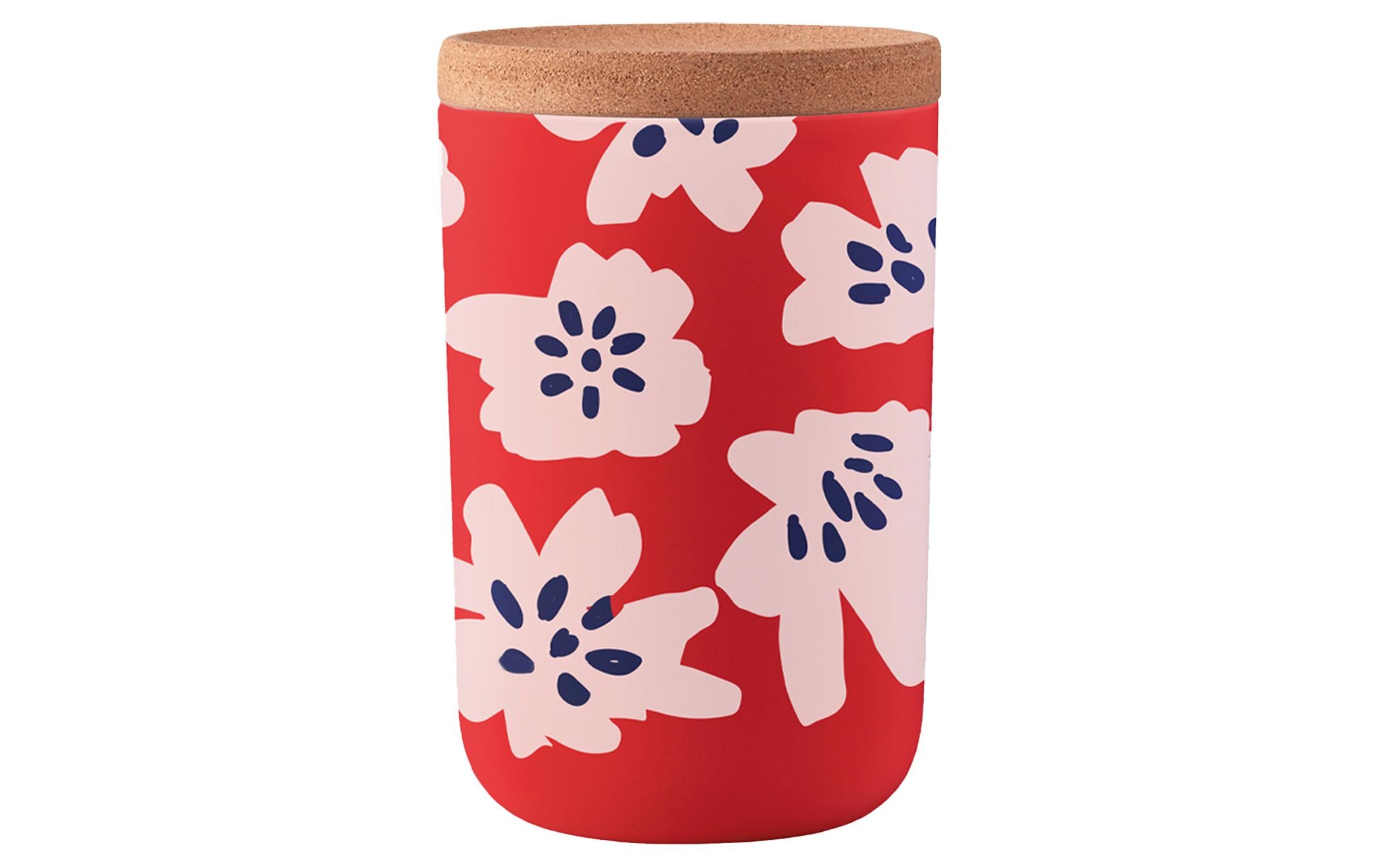 BioLoco Vorratsdose Kukkia Large 1 l, Rot