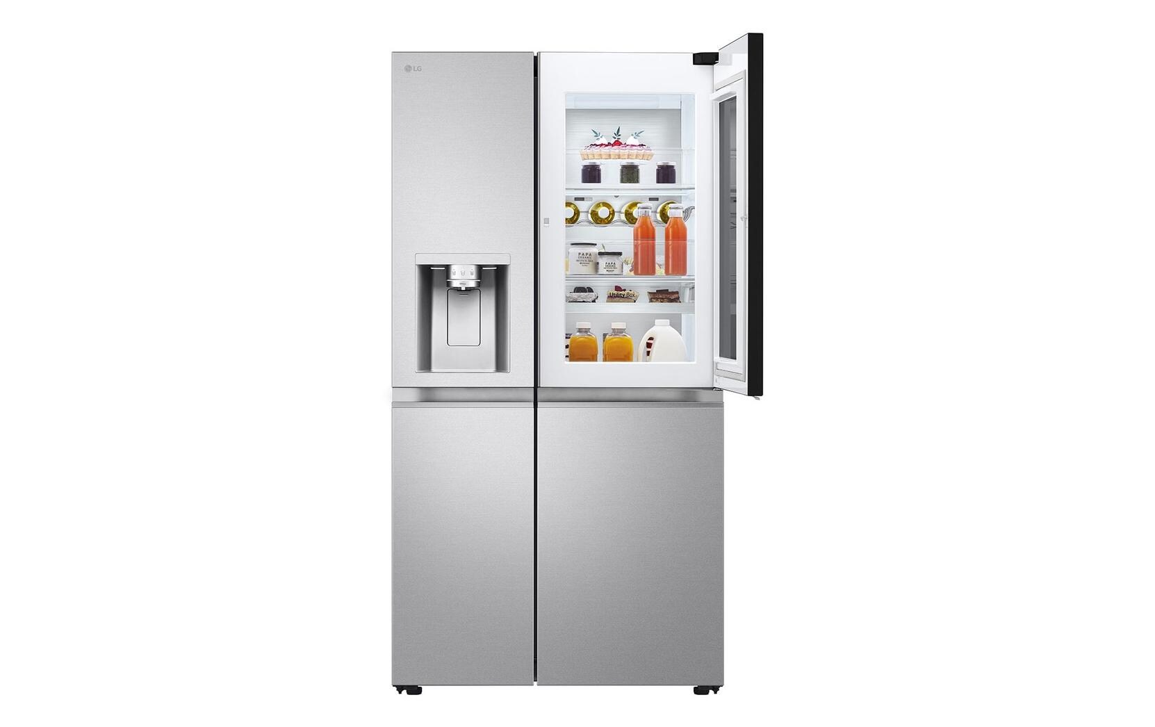 LG Foodcenter GSXE91MBAD Grau, Rechts und Links