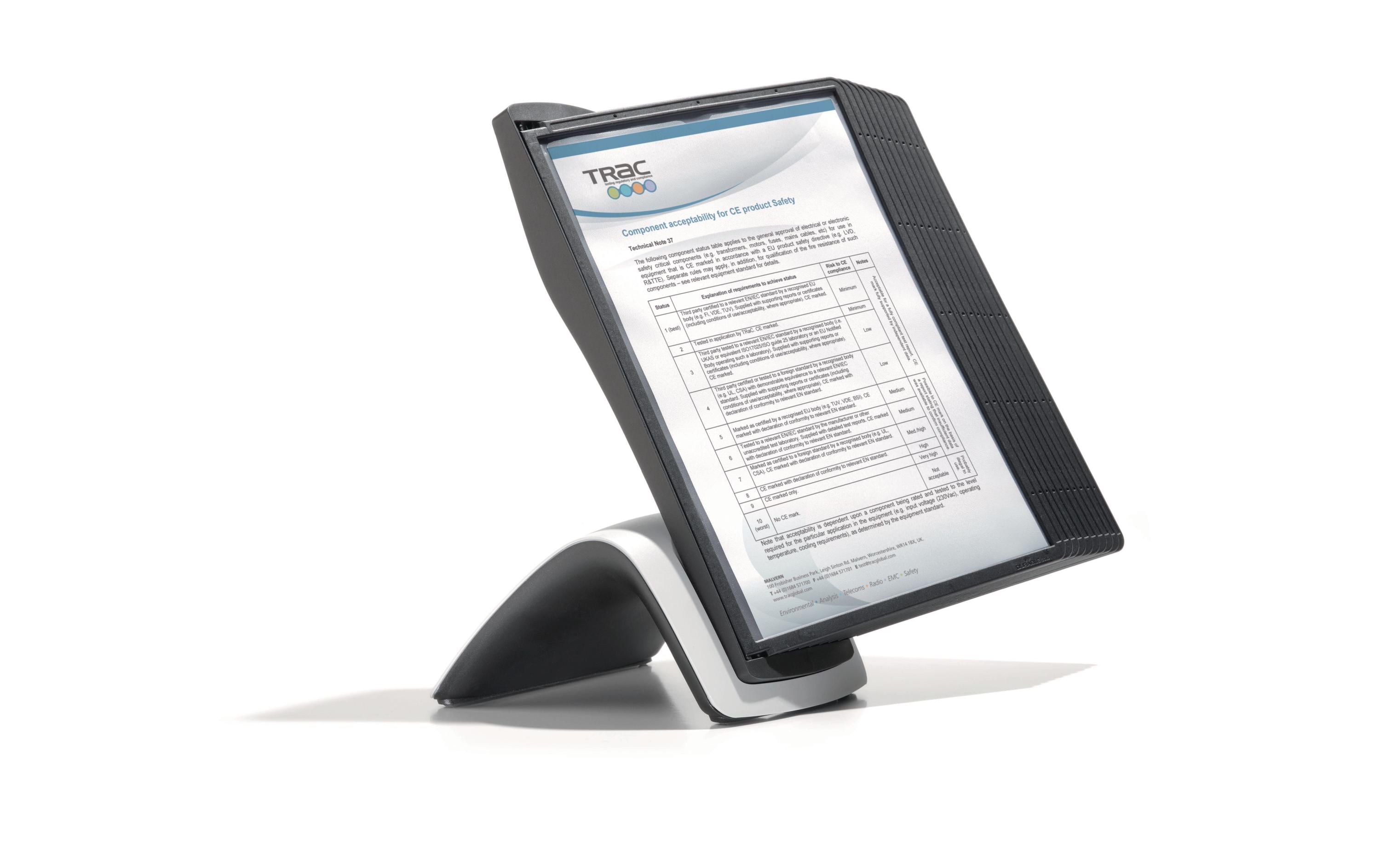 DURABLE Dokumentenhalter Sherpa Style Table 10 Schwarz