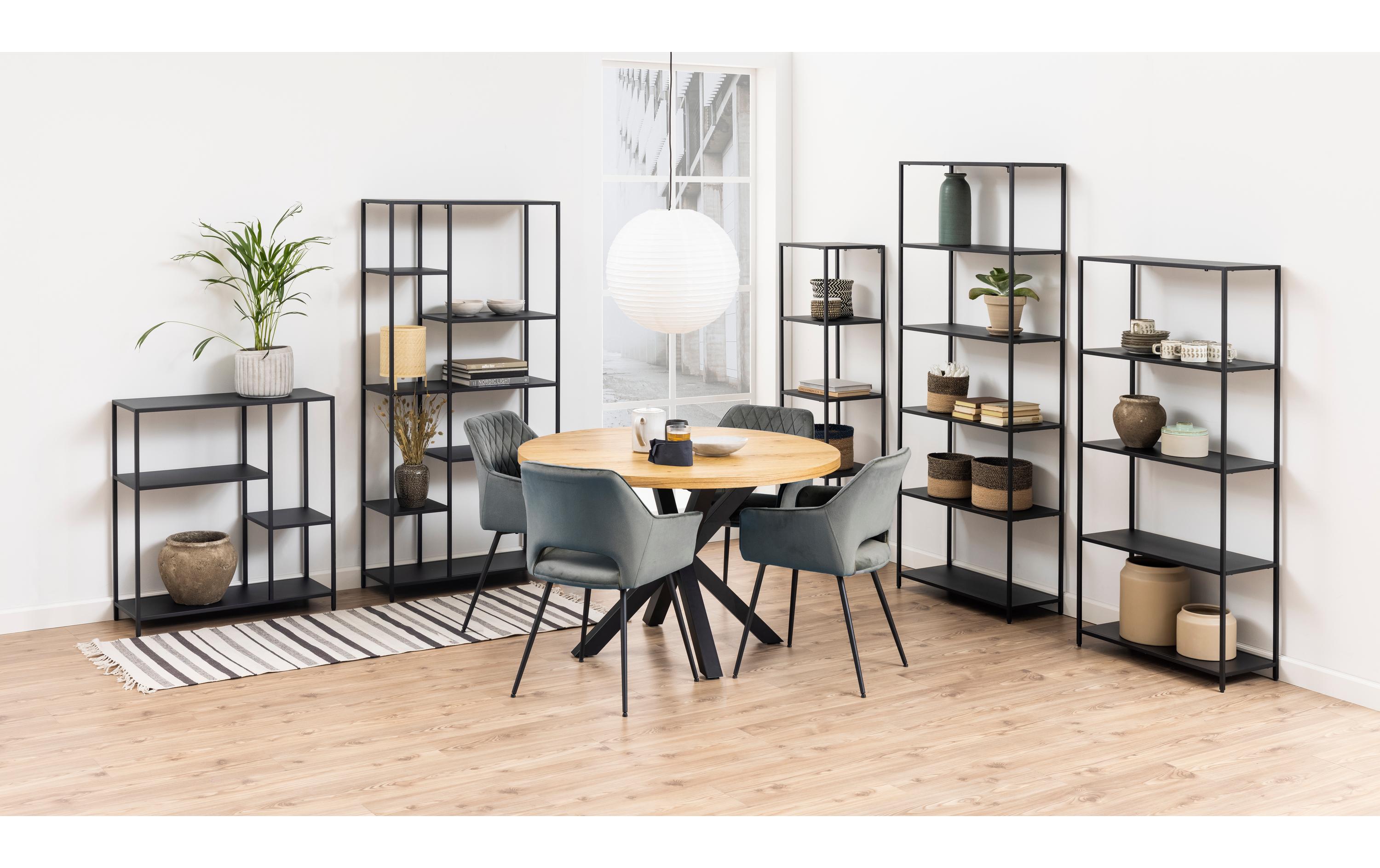 AC Design Regal Newcastle 79.5 x 30 x 86 cm, Schwarz