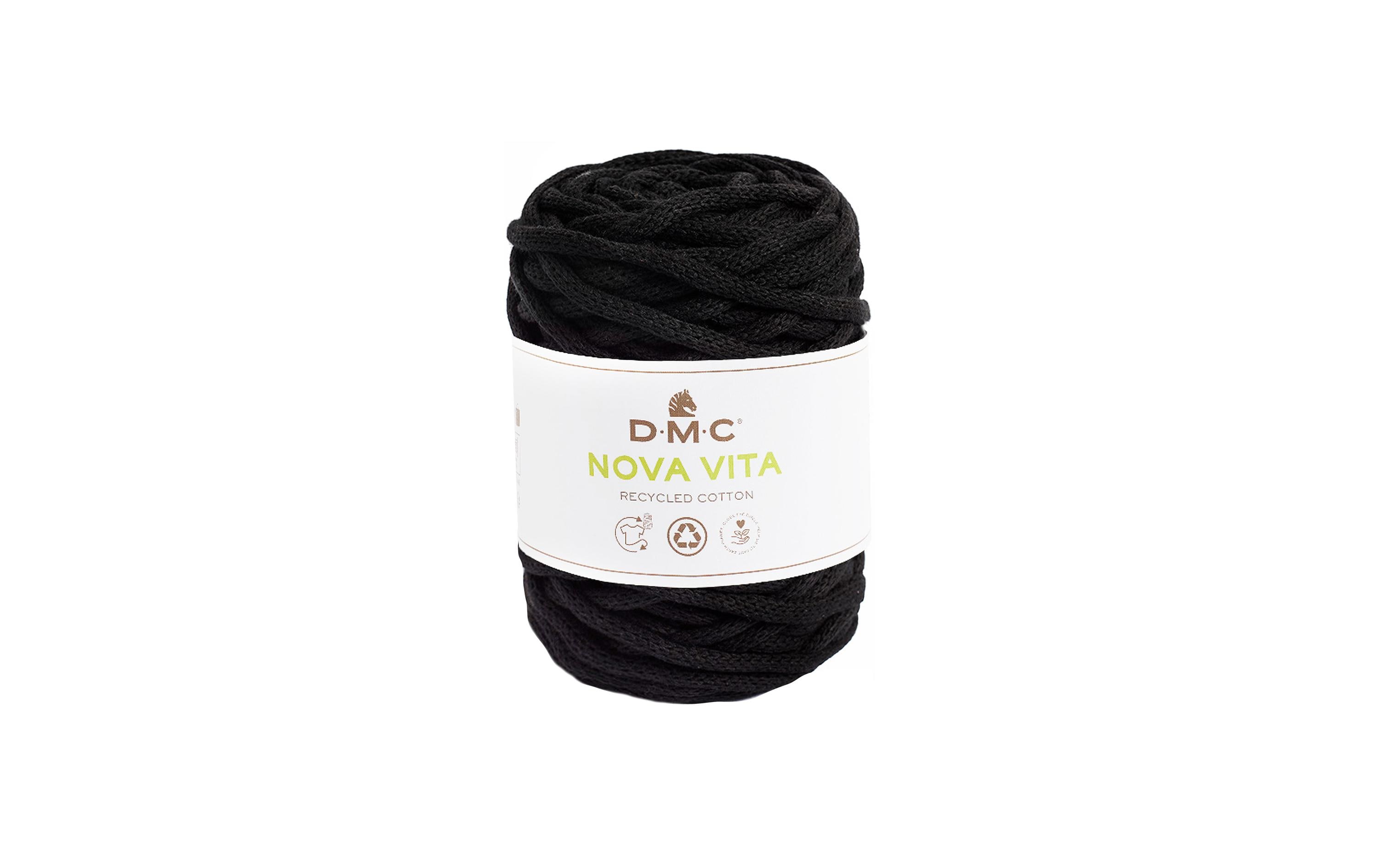 DMC Wolle Nova Vita Makramee Cord 250 g Schwarz
