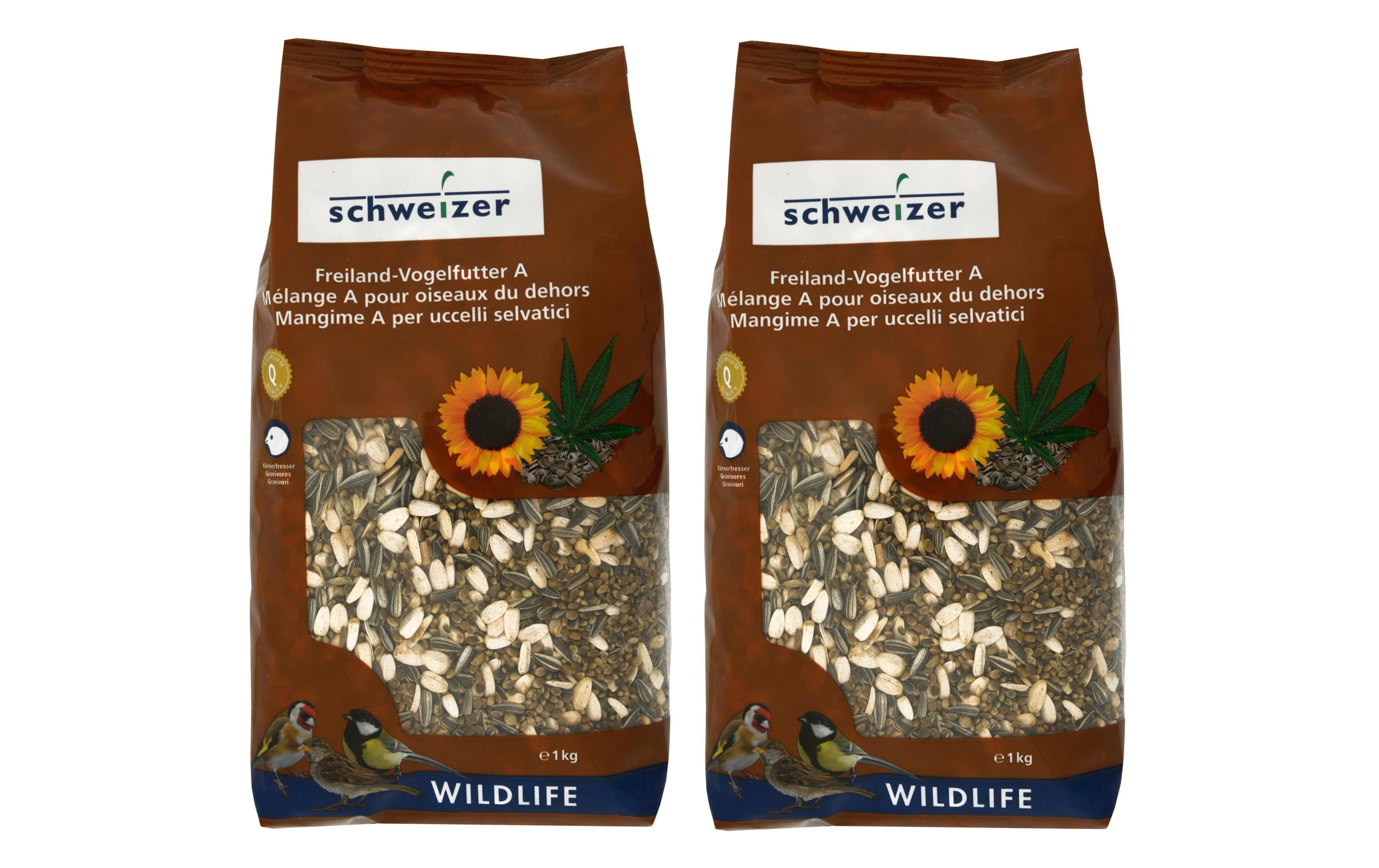 Eric Schweizer Vogelfutter Freilandmischung A, 2 x 5 kg Eric Schweizer Vogelfutter Freilandmischung A, 2 x 5 kg