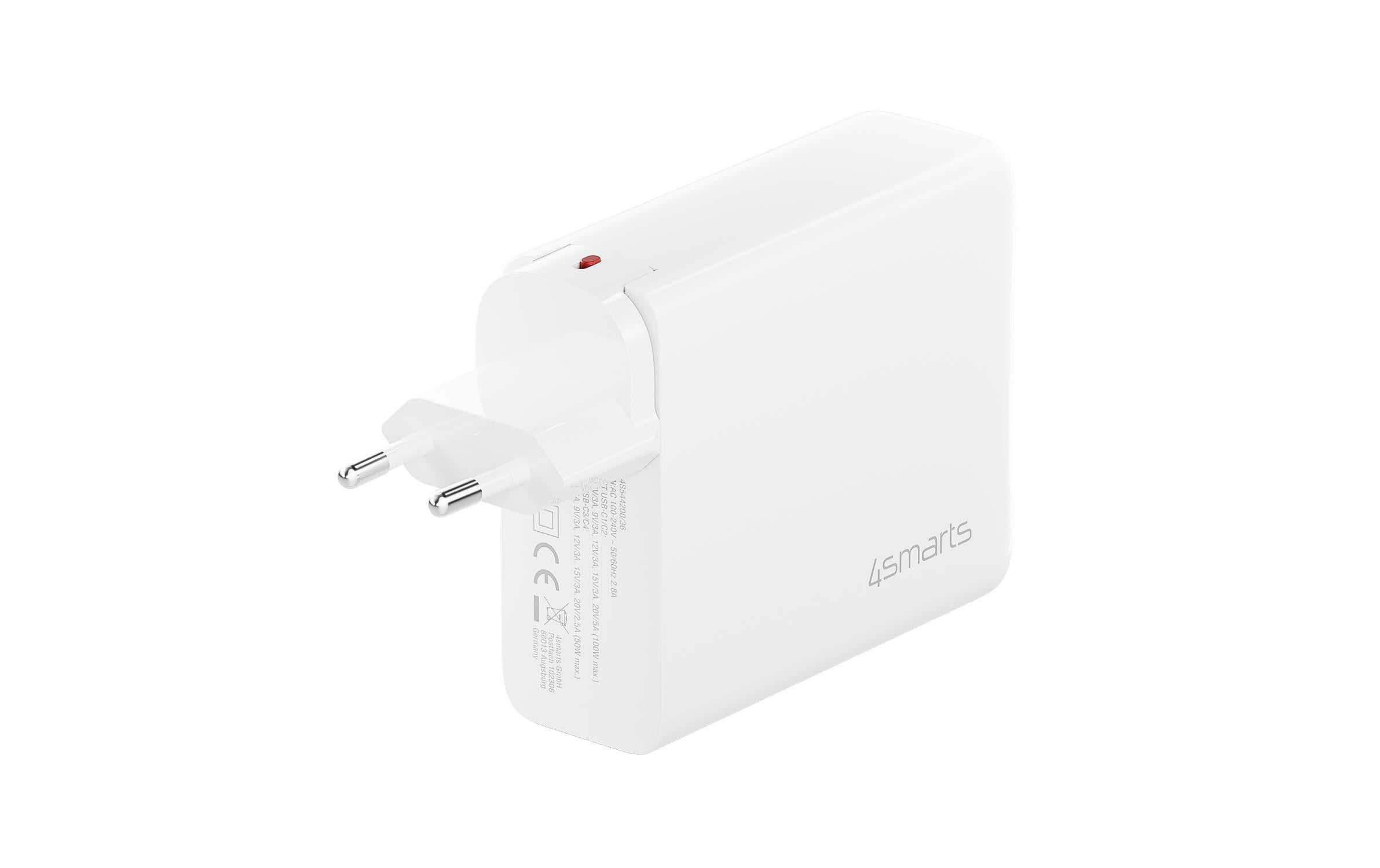 4smarts USB-Wandladegerät Flex Pro Weiss 4smarts USB-Wandladegerät Flex Pro Weiss