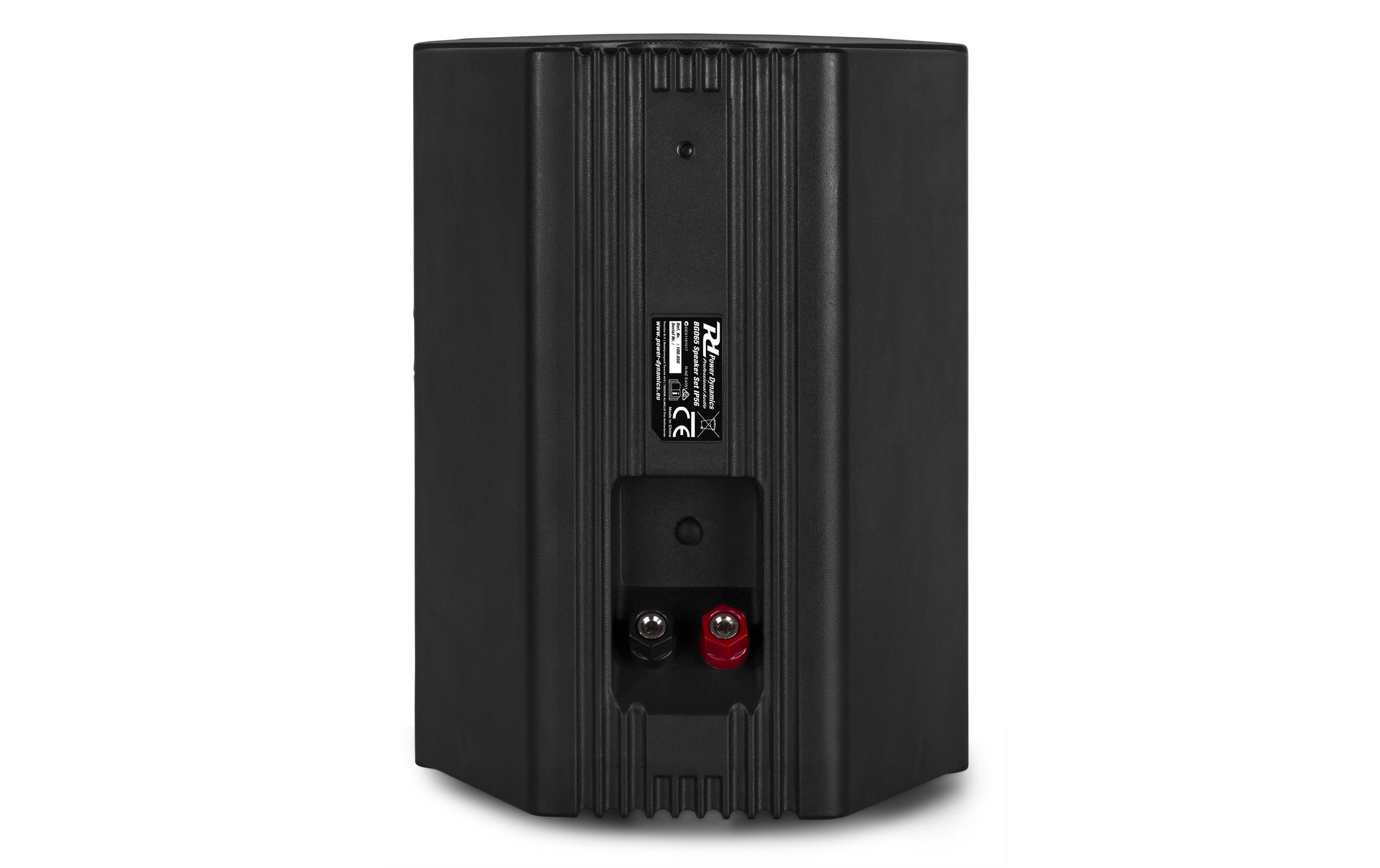 Power Dynamics Installationslautsprecher BGO65 Set Schwarz