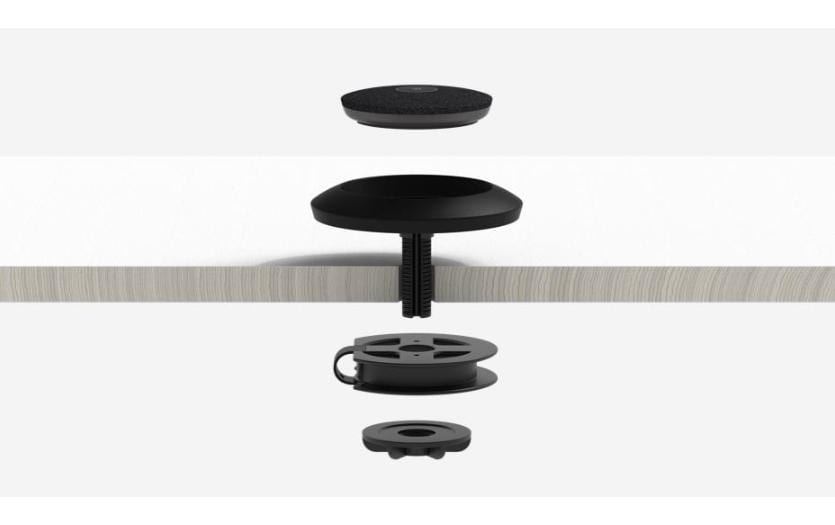 Logitech Halterung für Rally Mic Pod Schwarz