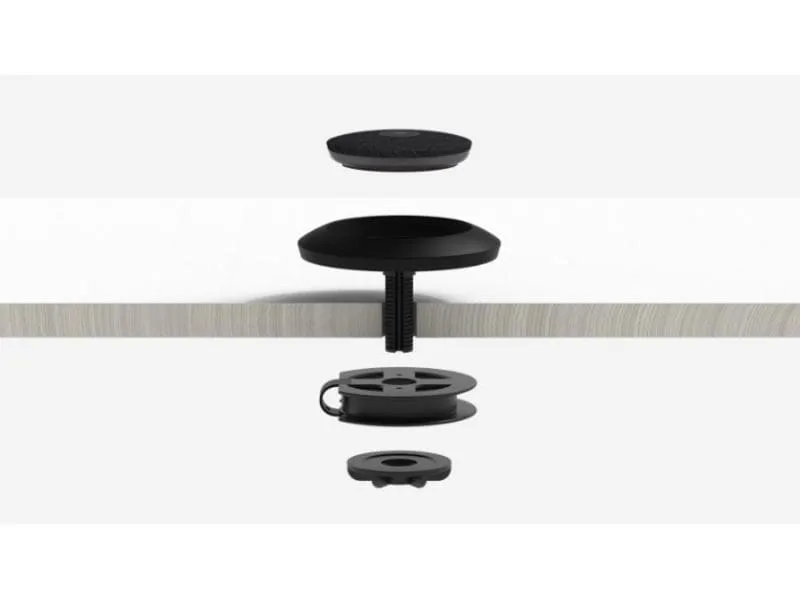 Logitech Halterung für Rally Mic Pod Schwarz