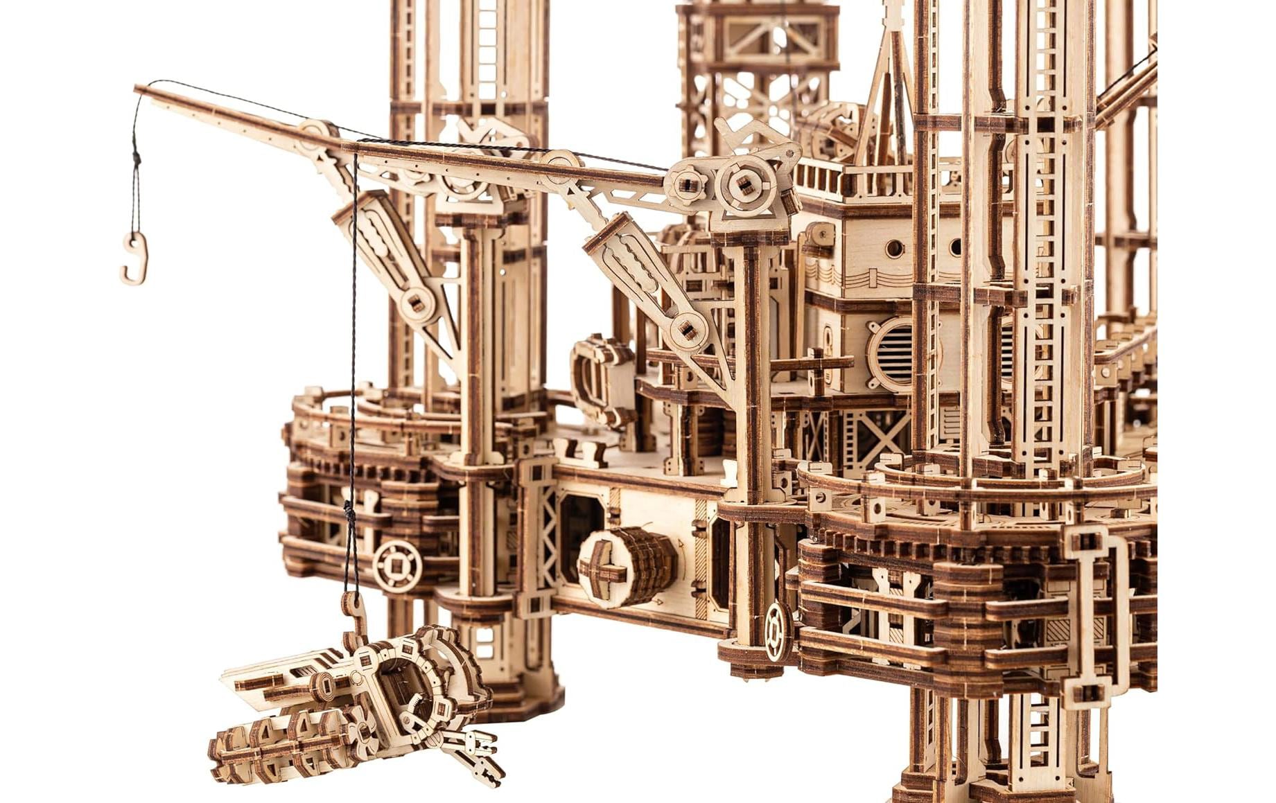 WoodTrick Bausatz Ölbohrinsel