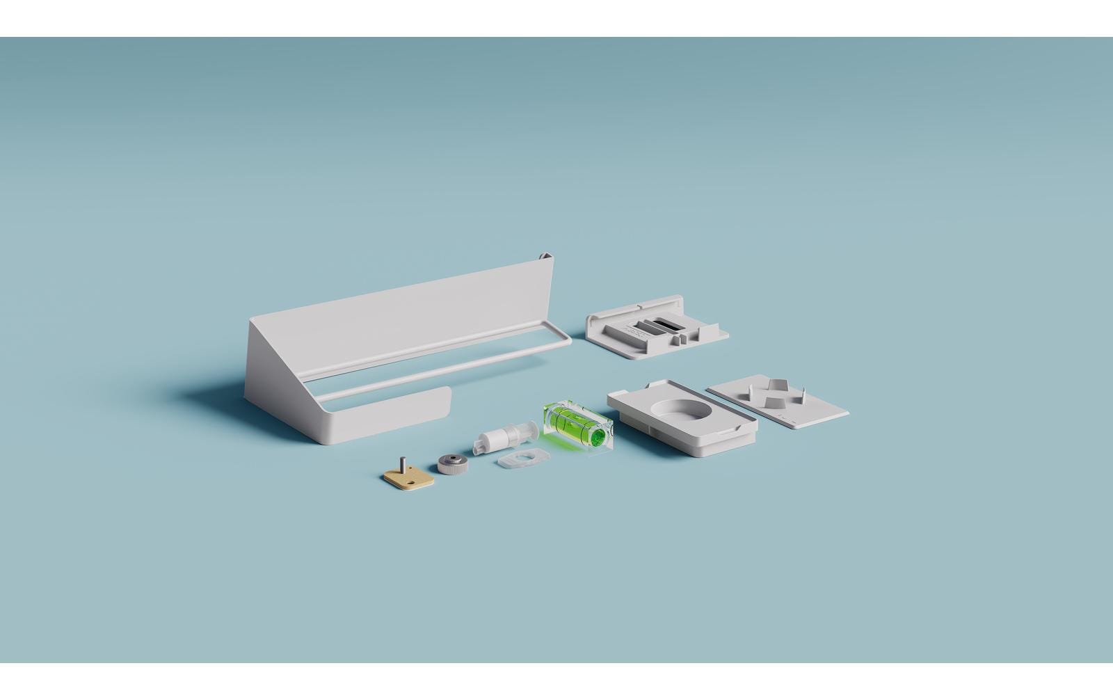 tesa Rollenhalter Set Silber