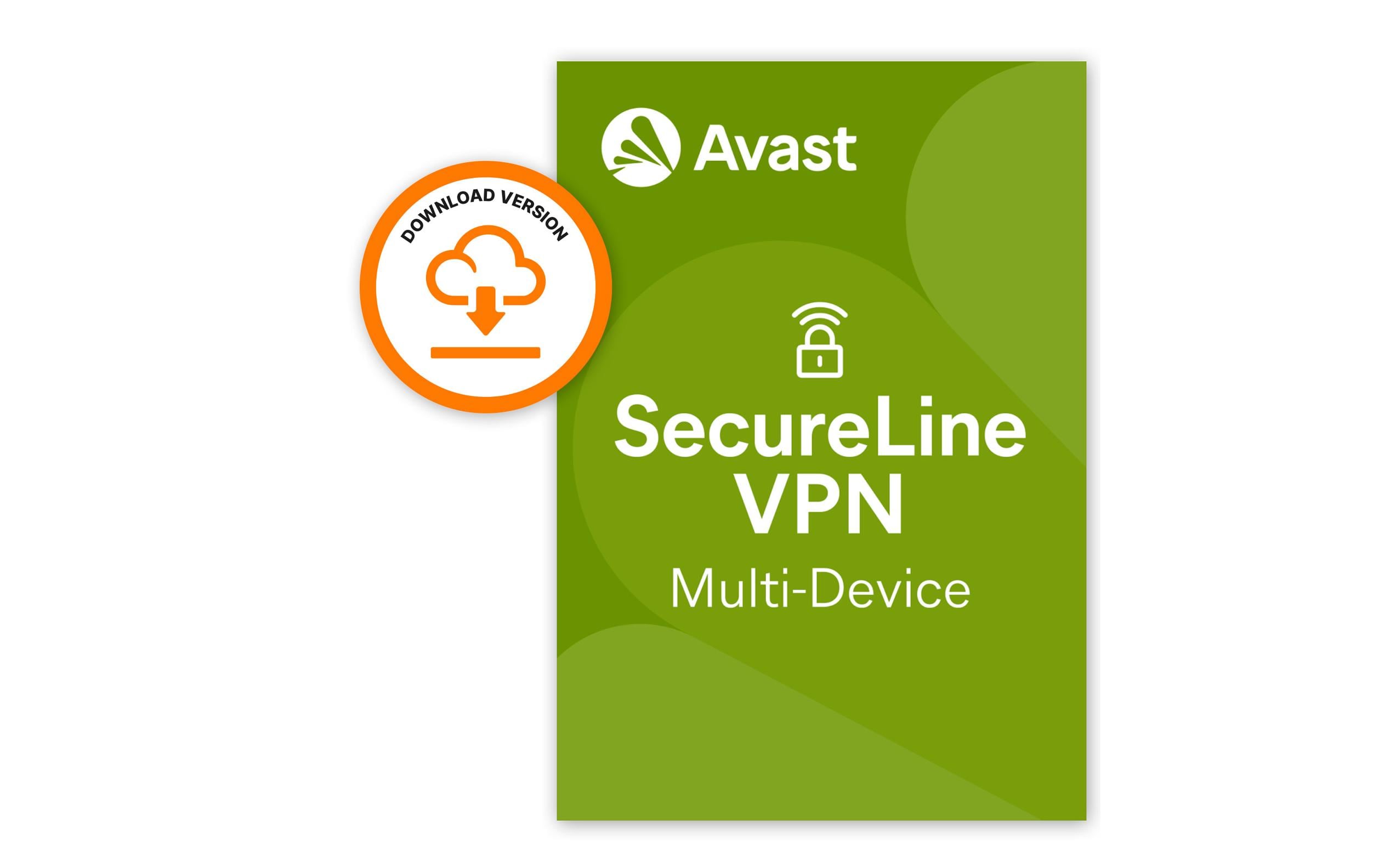 Avast SecureLine VPN ESD, Vollversion, 5 Geräte, 1 Jahr Avast SecureLine VPN ESD, Vollversion, 5 Geräte, 1 Jahr