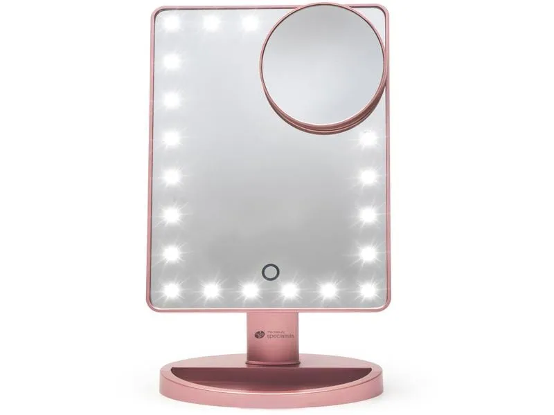 Rio Kosmetikspiegel 24 LED Touch Rosegold