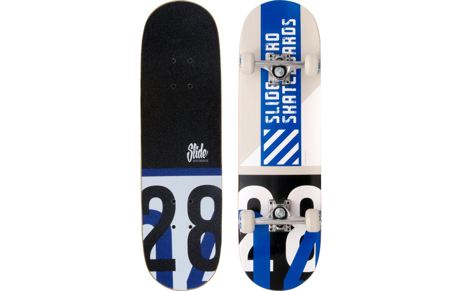 Slide Skateboard Blue Street 28