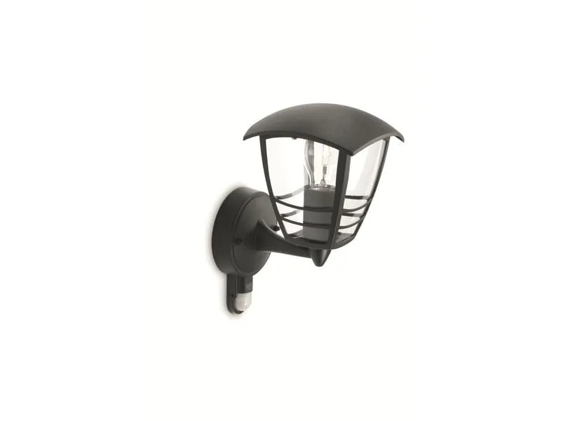 Philips myGarden IR Wandleuchte Creek, 60W, Schwarz, ohne LM Philips myGarden IR Wandleuchte Creek, 60W, Schwarz, ohne LM