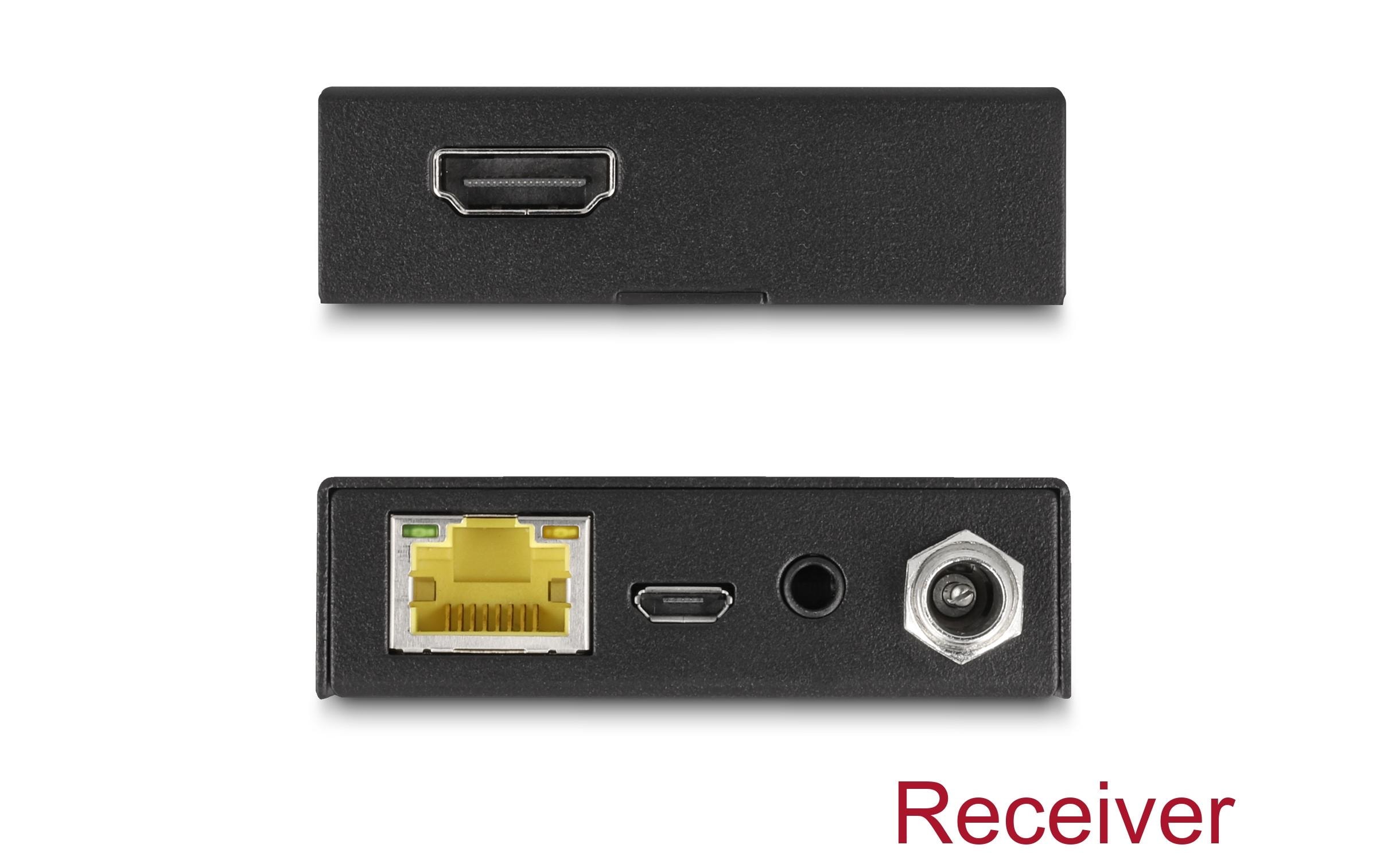 Delock Extender Set über Cat.6 Kabel 4K 60 Hz 50 m