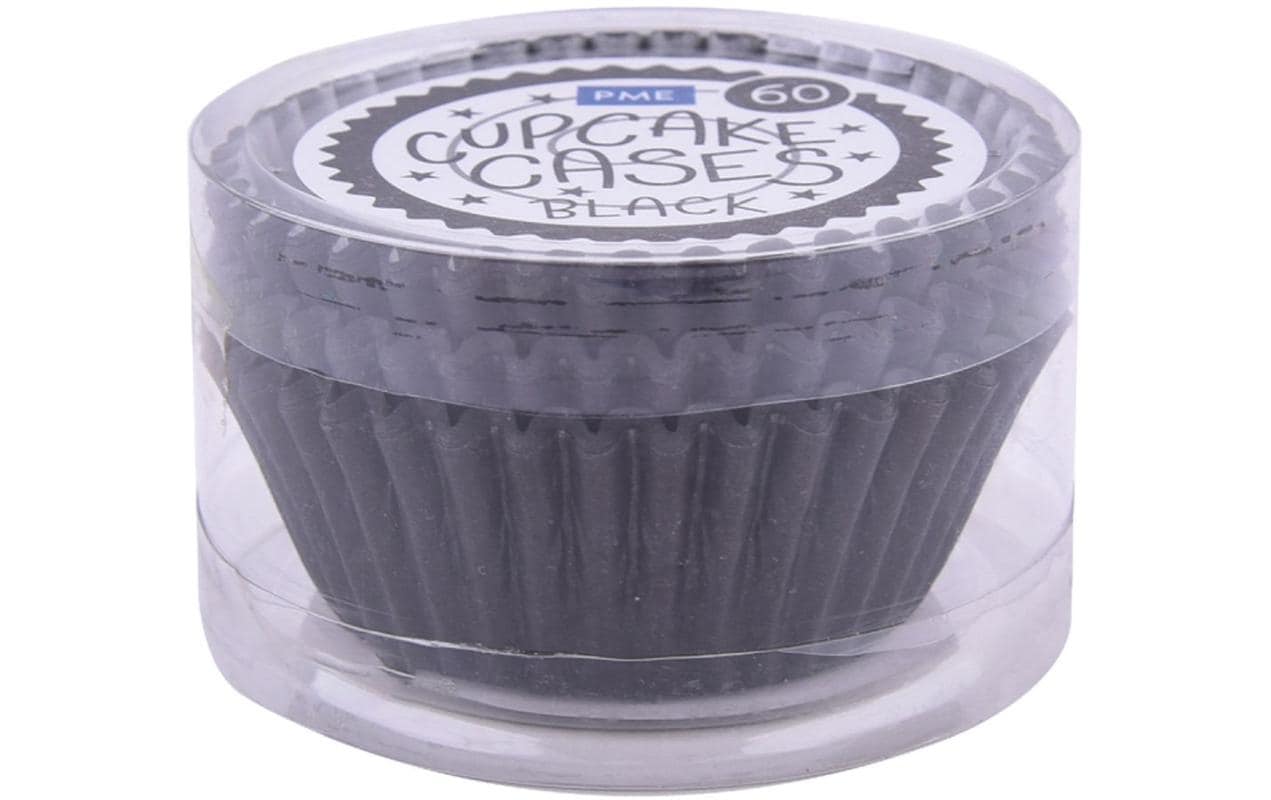 PME Cupcake Backform Schwarz, 60 Stück