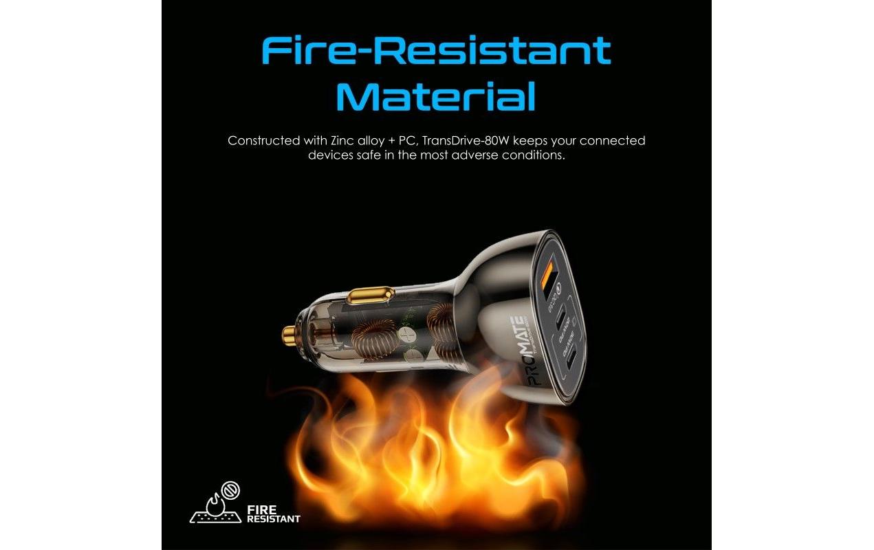 Promate Autoladegerät ProMate TransDrive-80W USB