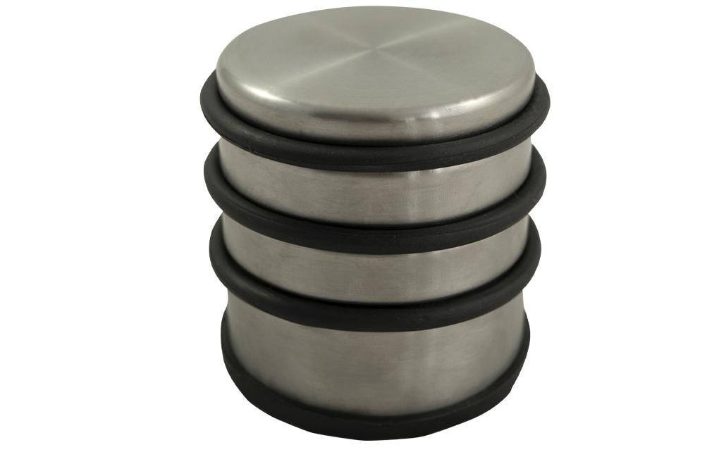 HSI Hermann Schwerter Iserlohn Türsicherung Puck hoch, Edelstahl, Ø 68 mm, Silber HSI Hermann Schwerter Iserlohn Türsicherung Puck hoch, Edelstahl, Ø 68 mm, Silber