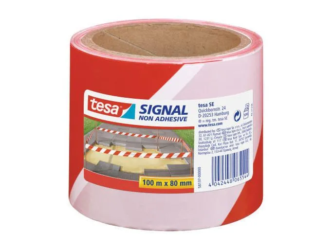 tesa Absperrband Signal 100 m x 80 mm