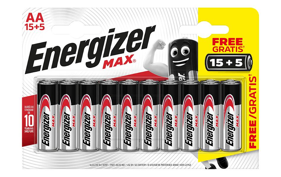 Energizer Batterie Max AA 15+5 Stück Energizer Batterie Max AA 15+5 Stück