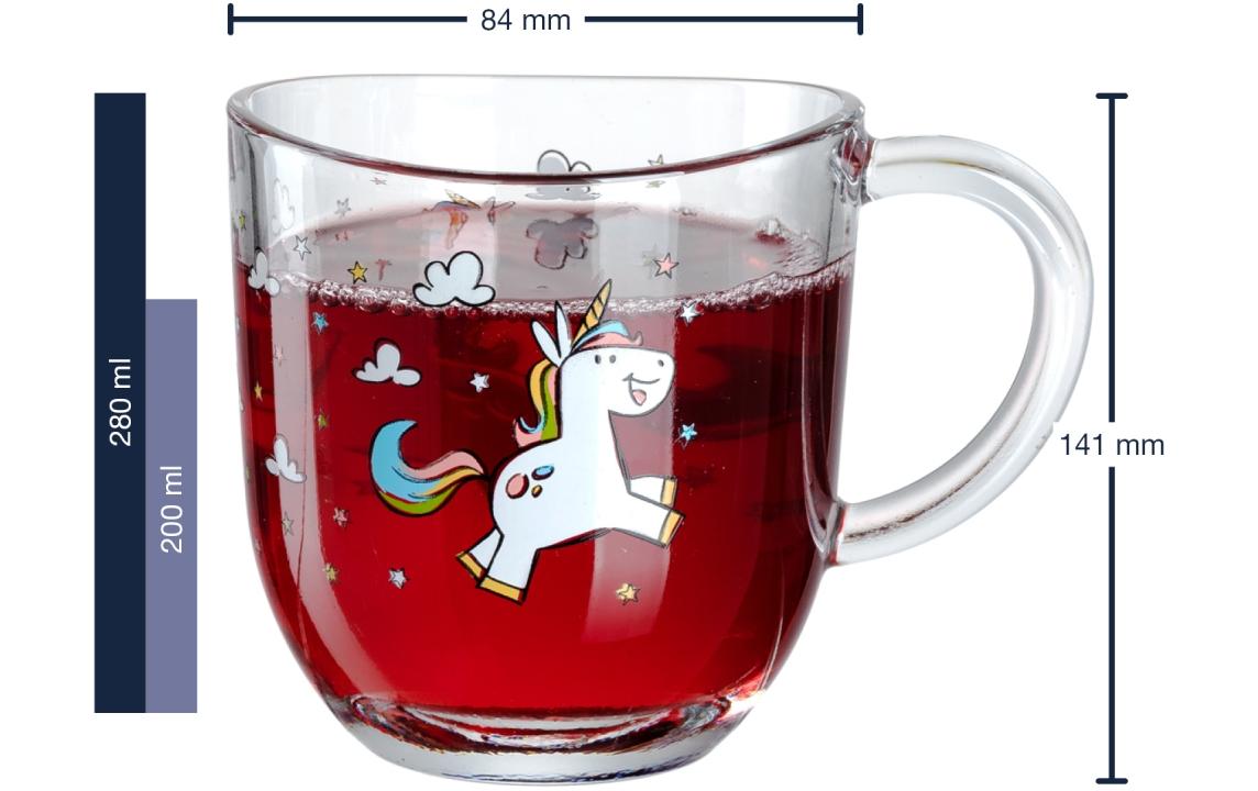 Leonardo Kindertasse Bambini Einhorn, 6 Stück