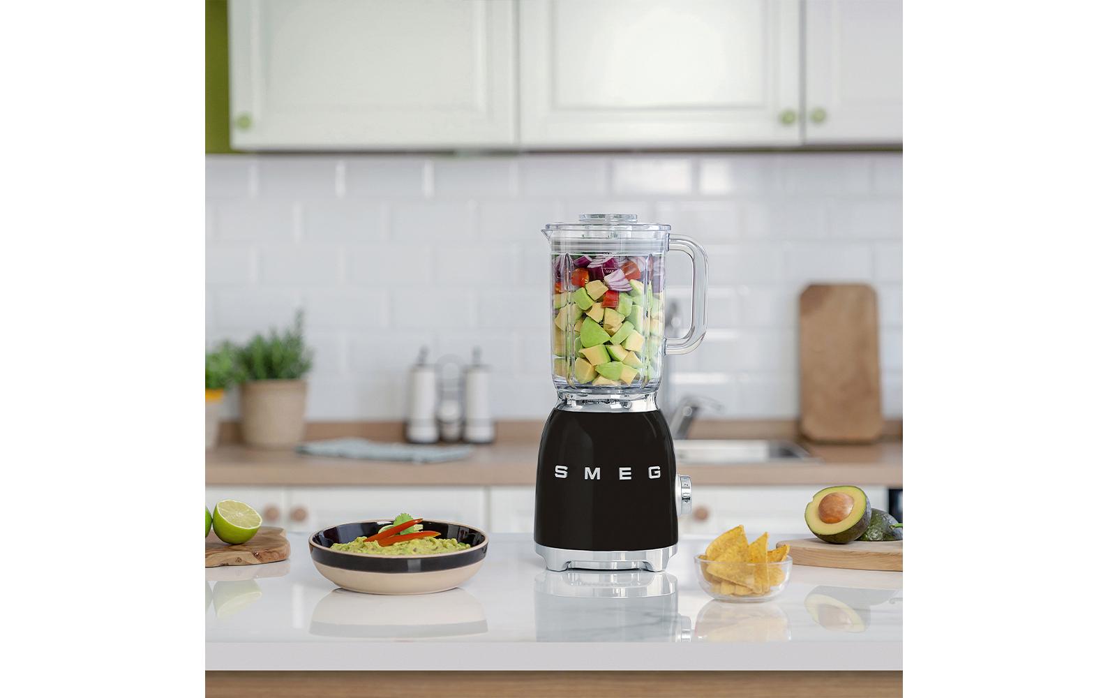 SMEG Standmixer 50's Style BLF03BLEU Schwarz