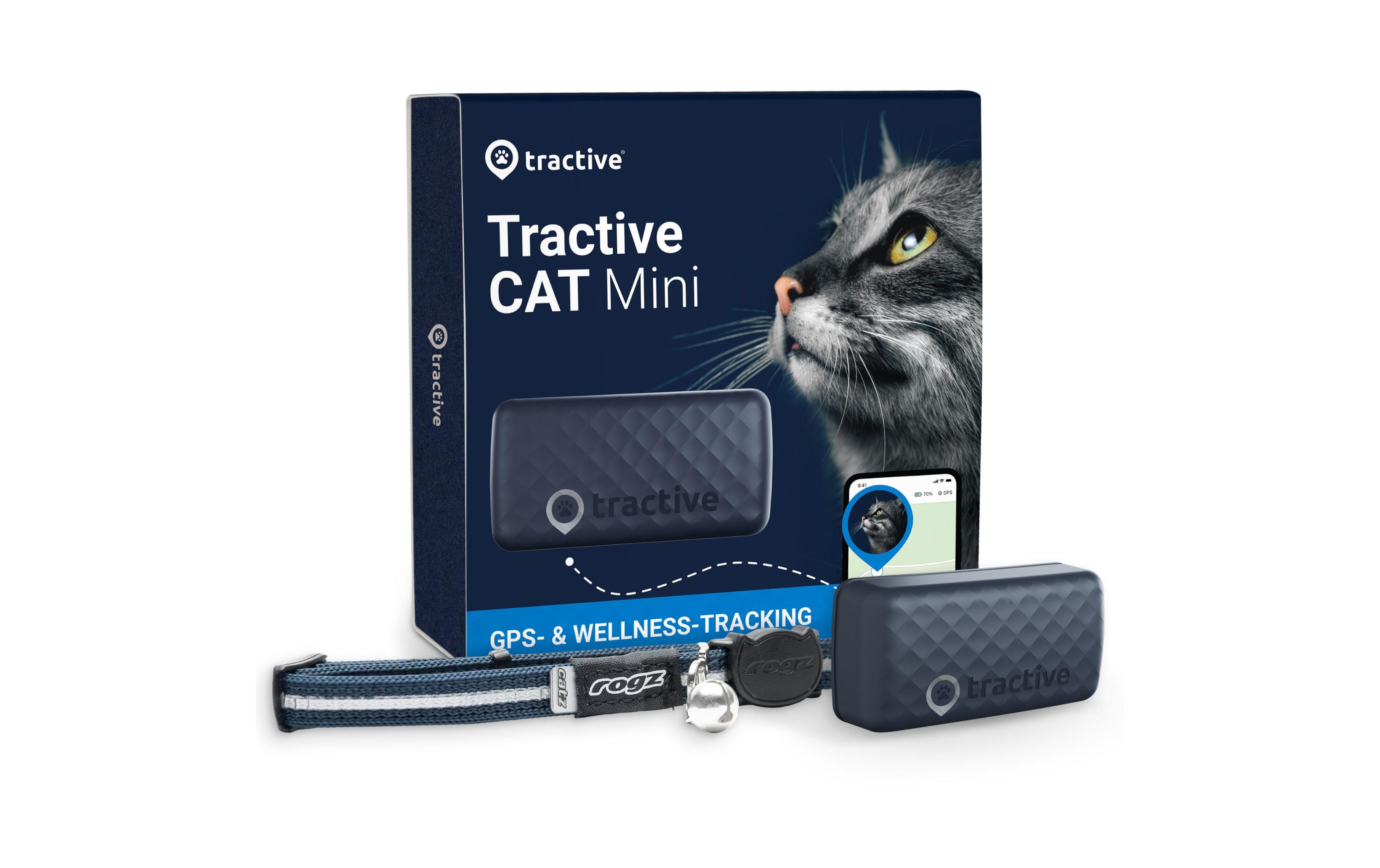 tractive GPS-Tracker CAT Mini LTE, Dunkelblau