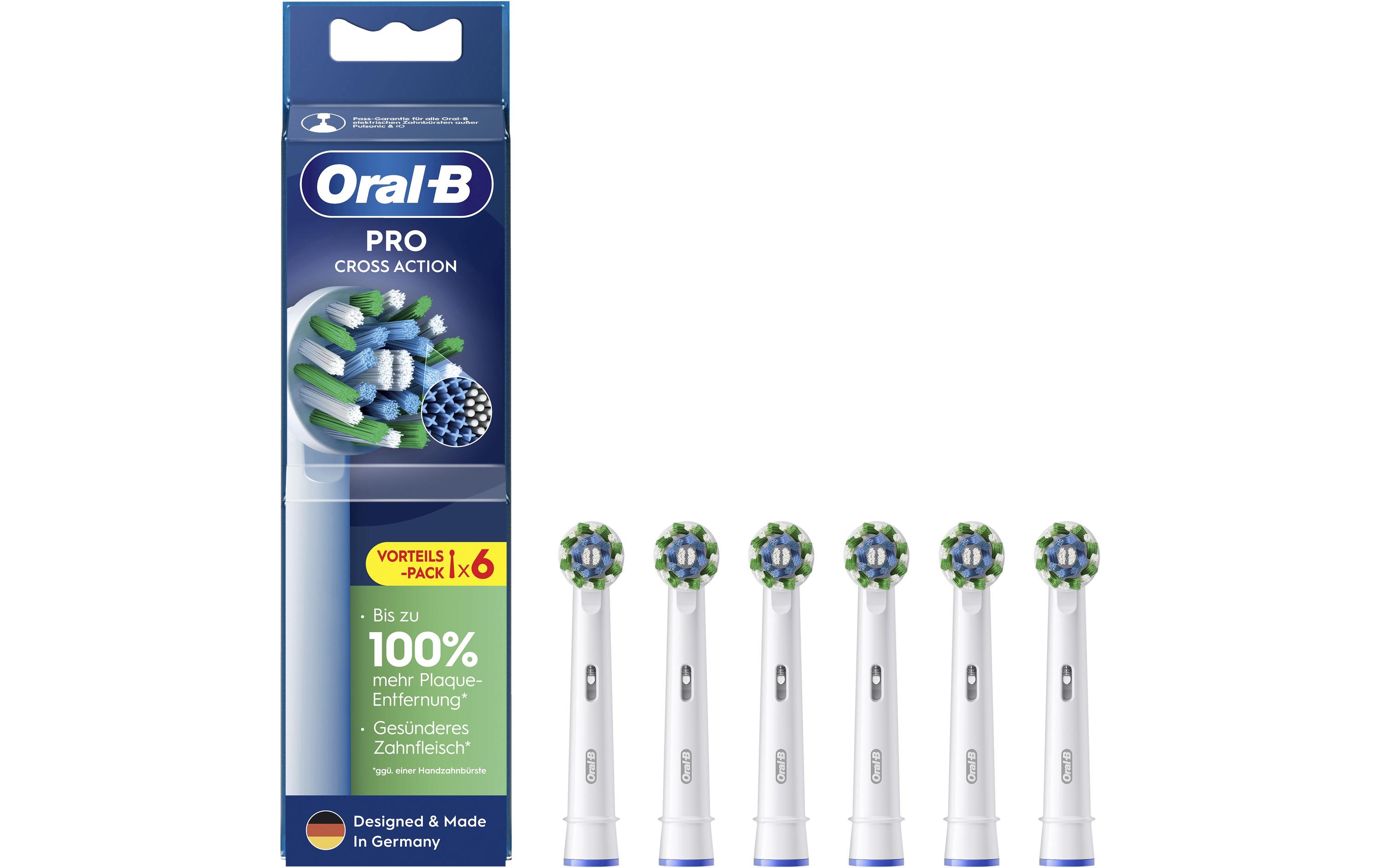 Oral-B Zahnbürstenkopf CrossAction 1 Stück, Weiss