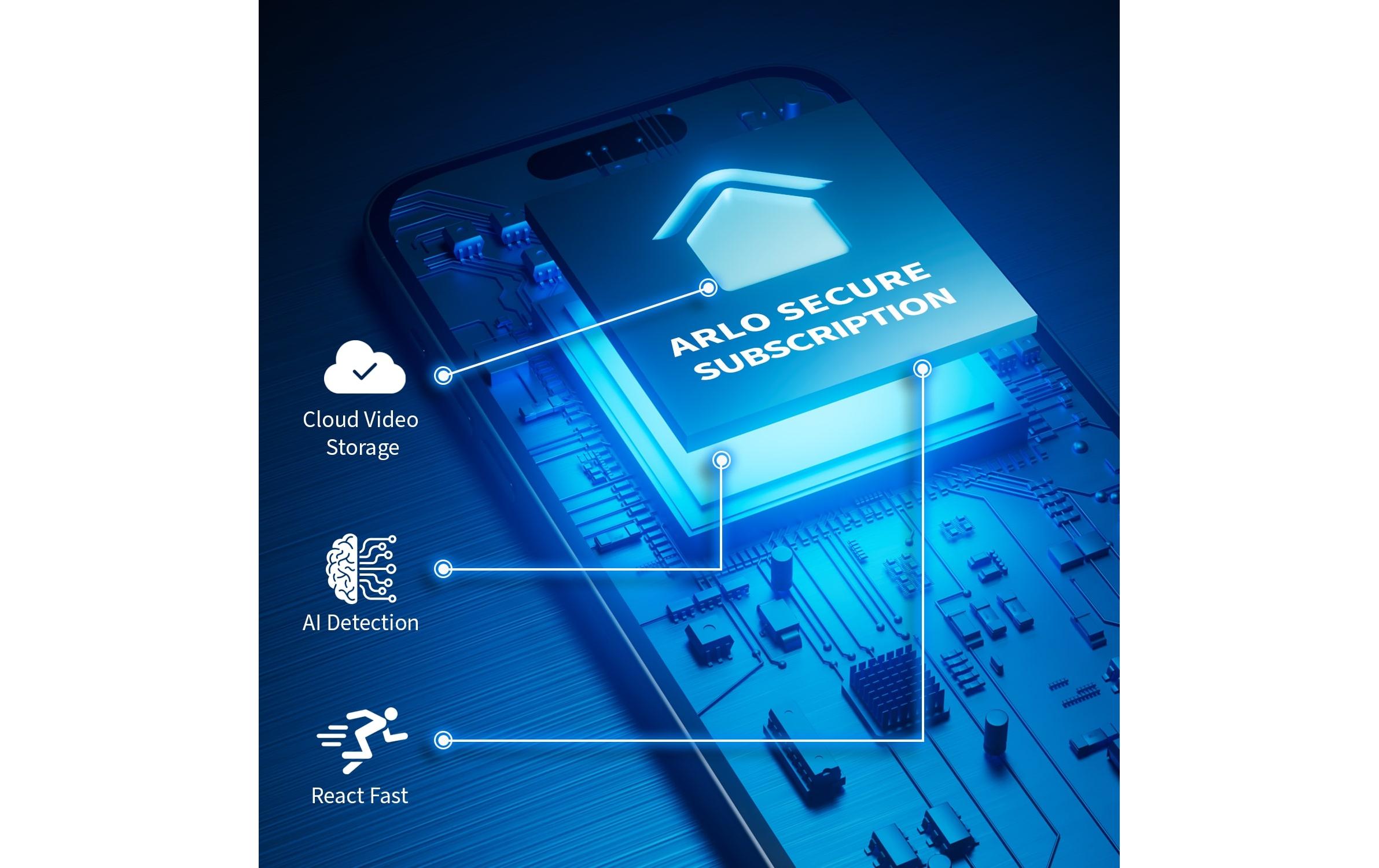 Arlo Essential 2K Indoor VMC3260 Weiss, 2er Set