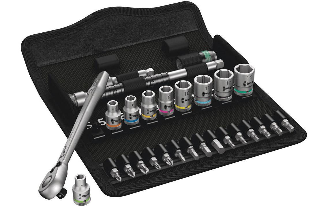 Wera Ratsche 8100 SA 8 Zyklop Metal 1/4