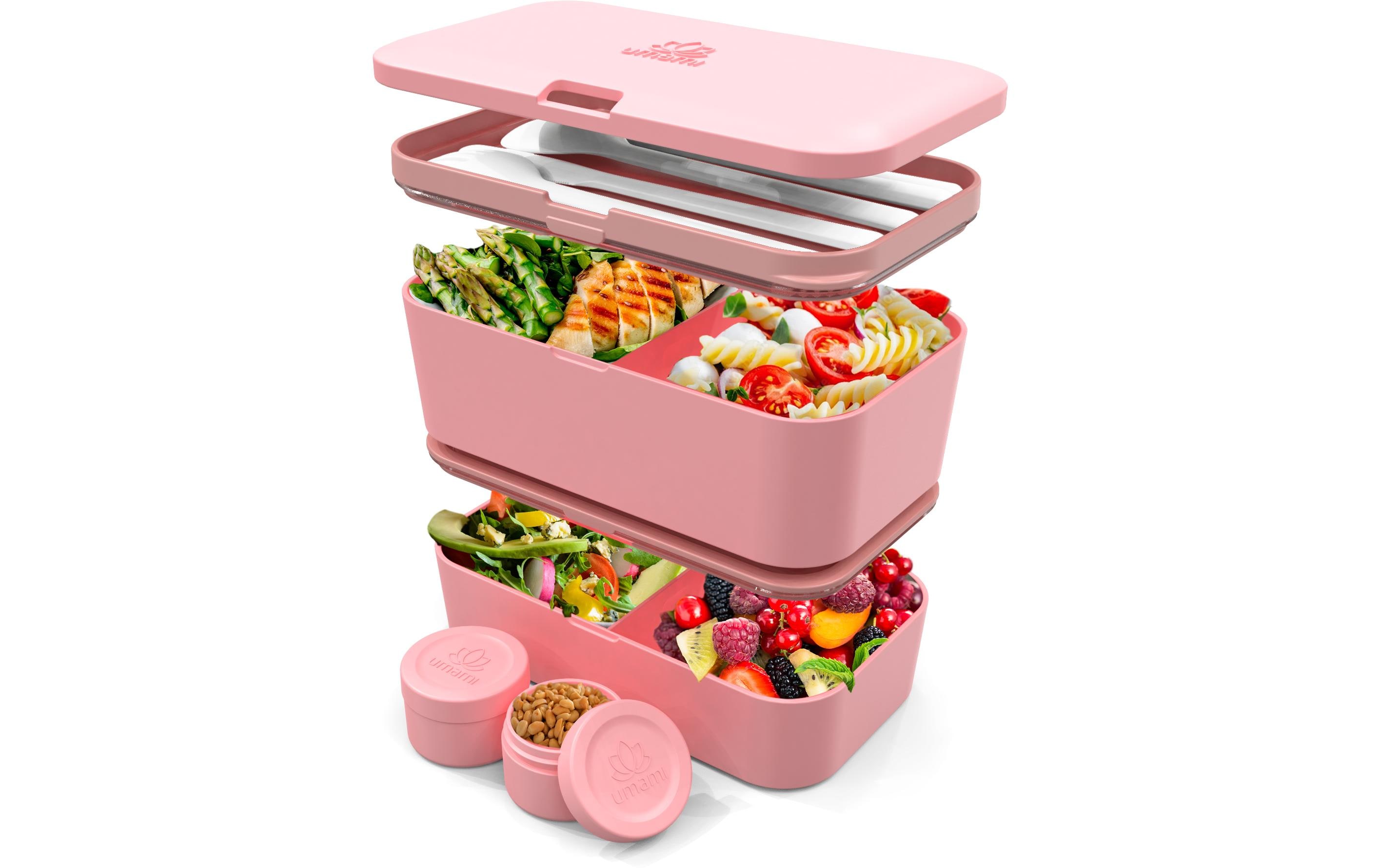 Umami Lunchbox Nestable L Coral Pink