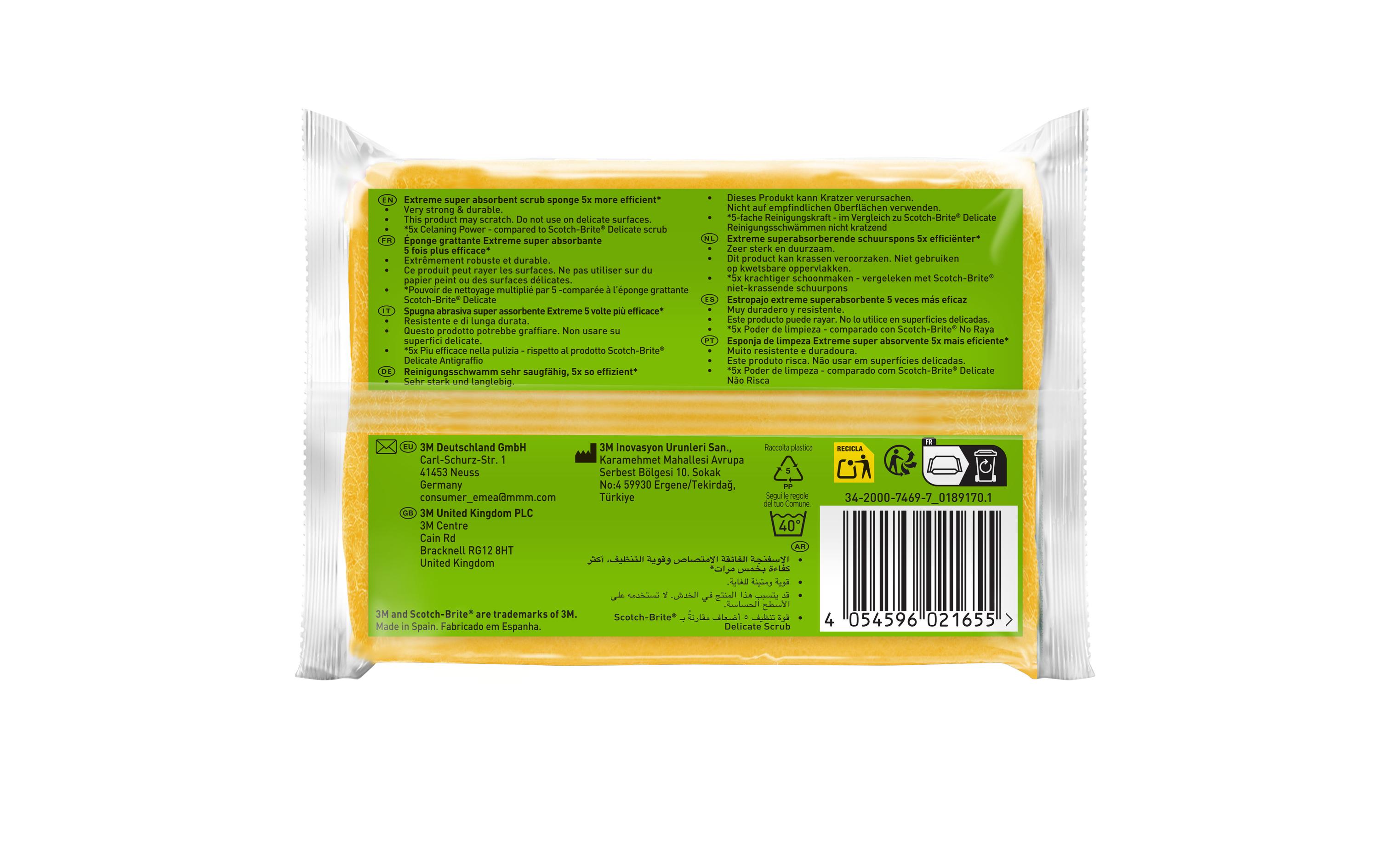 Scotch-Brite Schwamm Extreme 2 Stück