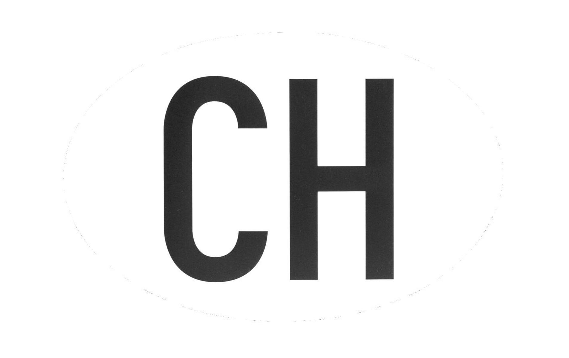 For The Drivers Hoheitszeichen «CH» ablösbar, selbsthaftend