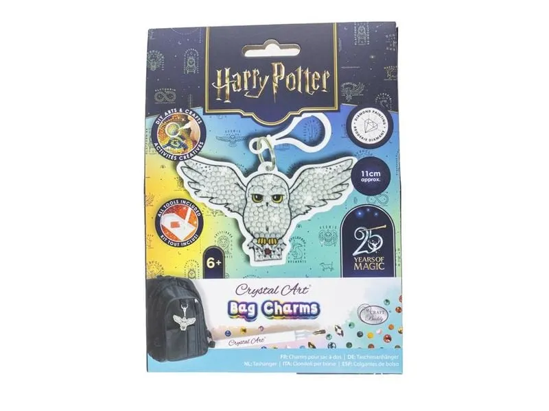 CRAFT Buddy Hedwig, Crystal Art Rucksack Anhänger