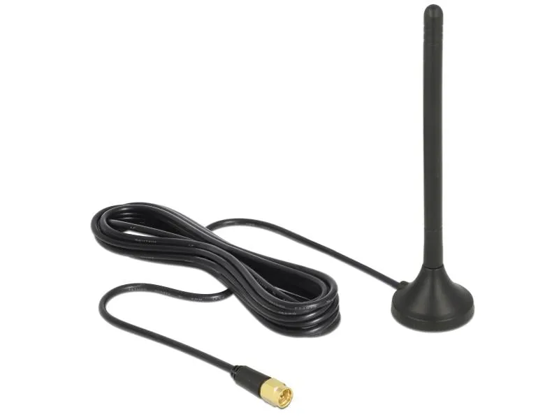 Delock LTE-Antenne SMA 0.8-2.1GHz 12 cm SMA 2.5 dBi Rundstrahl Delock LTE-Antenne SMA 0.8-2.1GHz 12 cm SMA 2.5 dBi Rundstrahl
