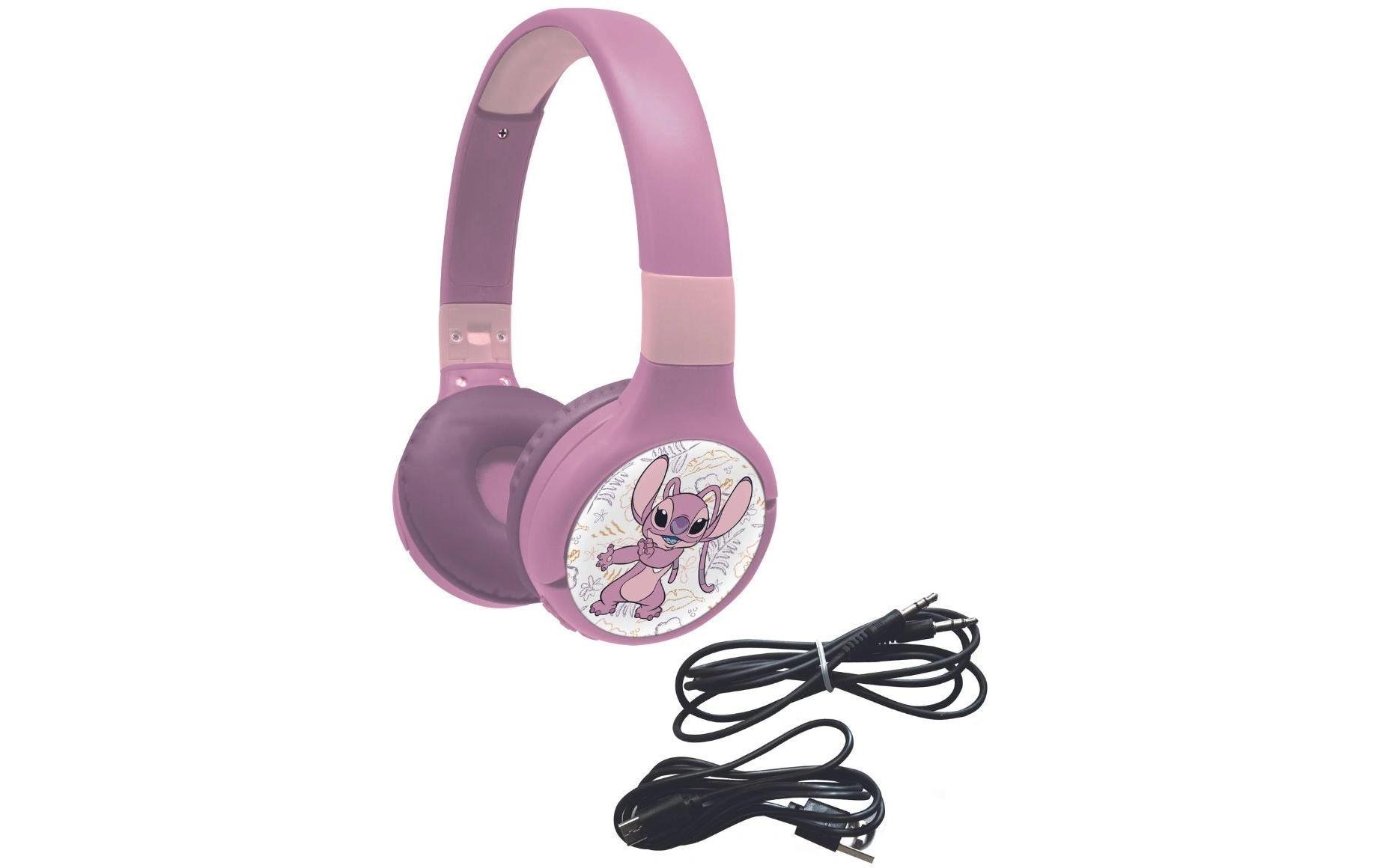 Lexibook Disney Stitch Angel 2in1 Bluetooth-Kopfhörer Rosa Lexibook Disney Stitch Angel 2in1 Bluetooth-Kopfhörer Rosa