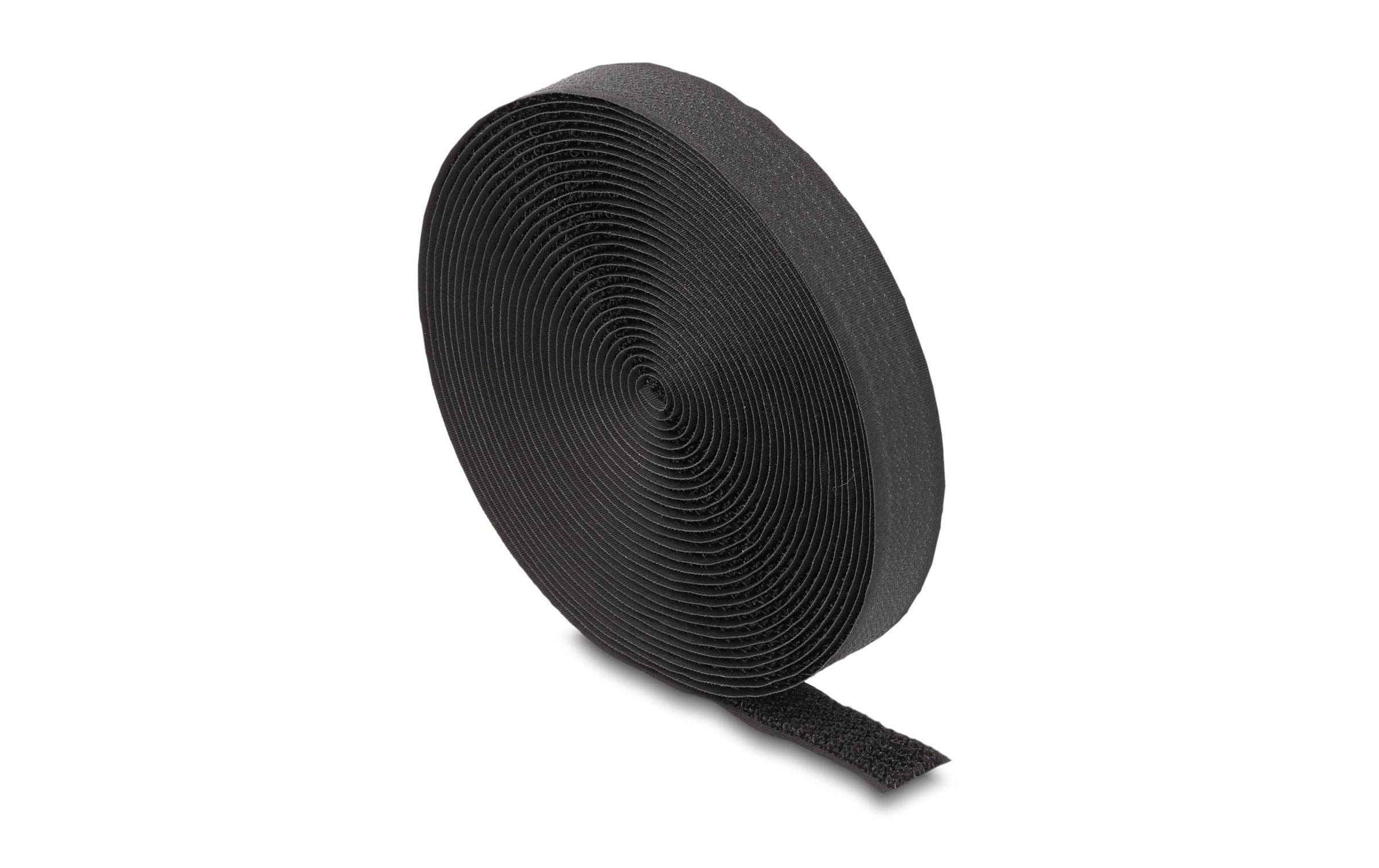 Delock Klettband auf Rolle mit Schlaufe Schwarz, 3 m Delock Klettband auf Rolle mit Schlaufe Schwarz, 3 m