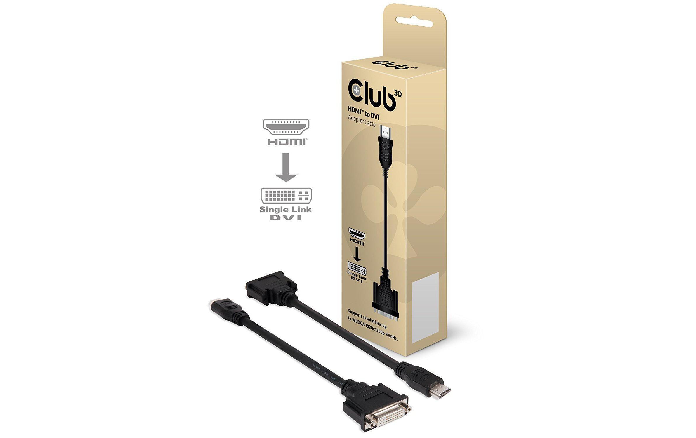 Club 3D Adapter HDMI - DVI-D passiv