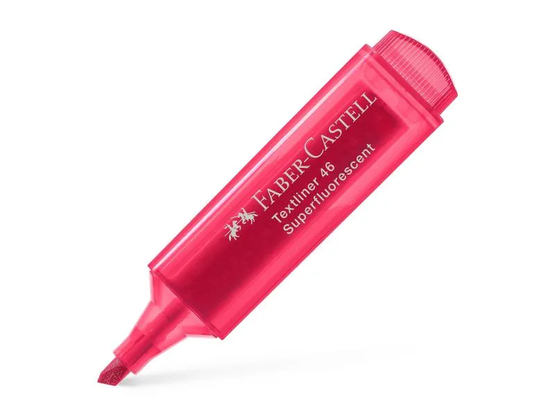 Faber-Castell Textmarker 1546 superfluorescent Rot