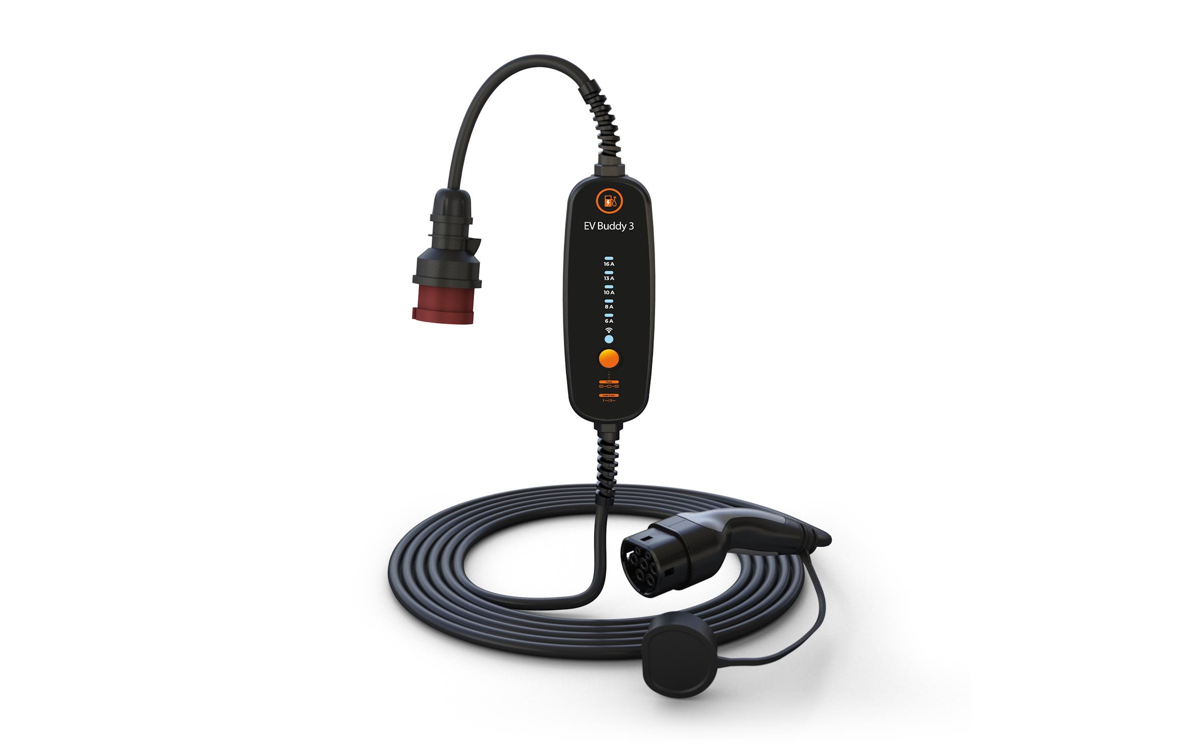 EV Buddy Ladekabel für EV Buddy 3, 11kW, 6.5m, Bluetooth
