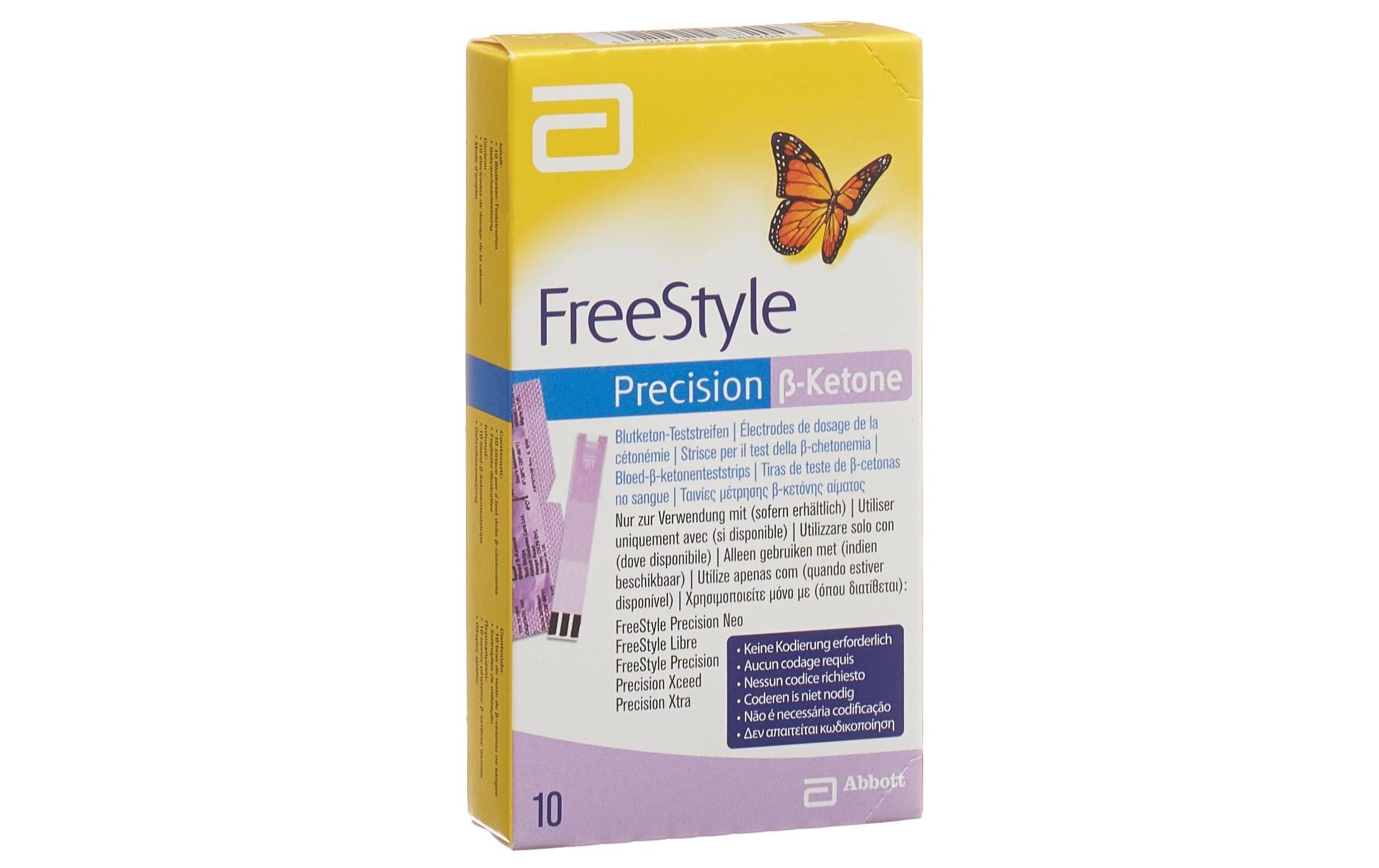 ABBOTT FREESTYLE Precision Ketone Box 10 Stück ABBOTT FREESTYLE Precision Ketone Box 10 Stück