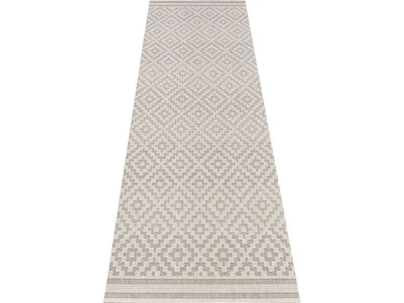 Hanse Home Raute In- & Outdoor Teppich 80 x 200 cm, Grau/Crème